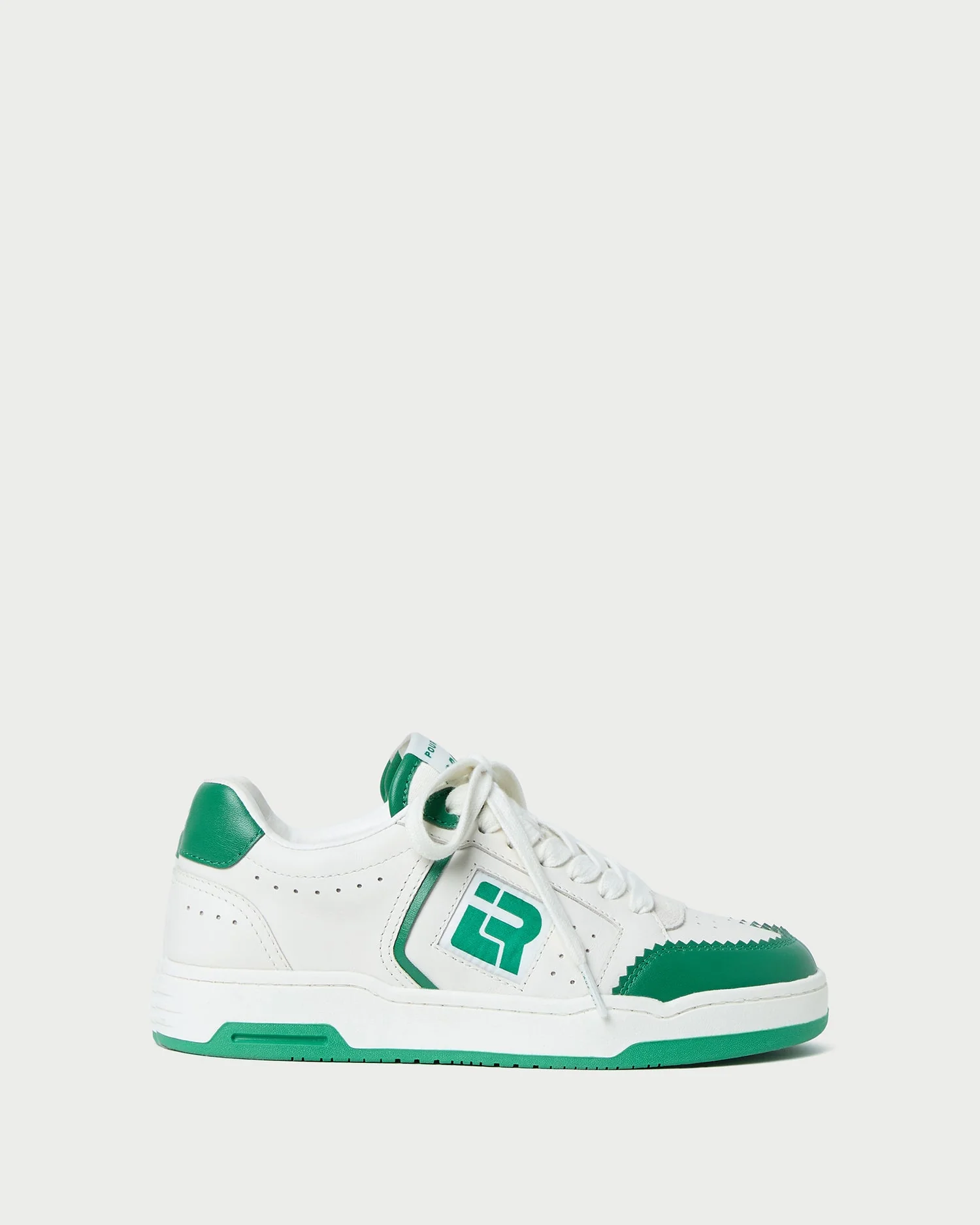 Loeffler Randall - Topspin Cream/Green Court Sneaker