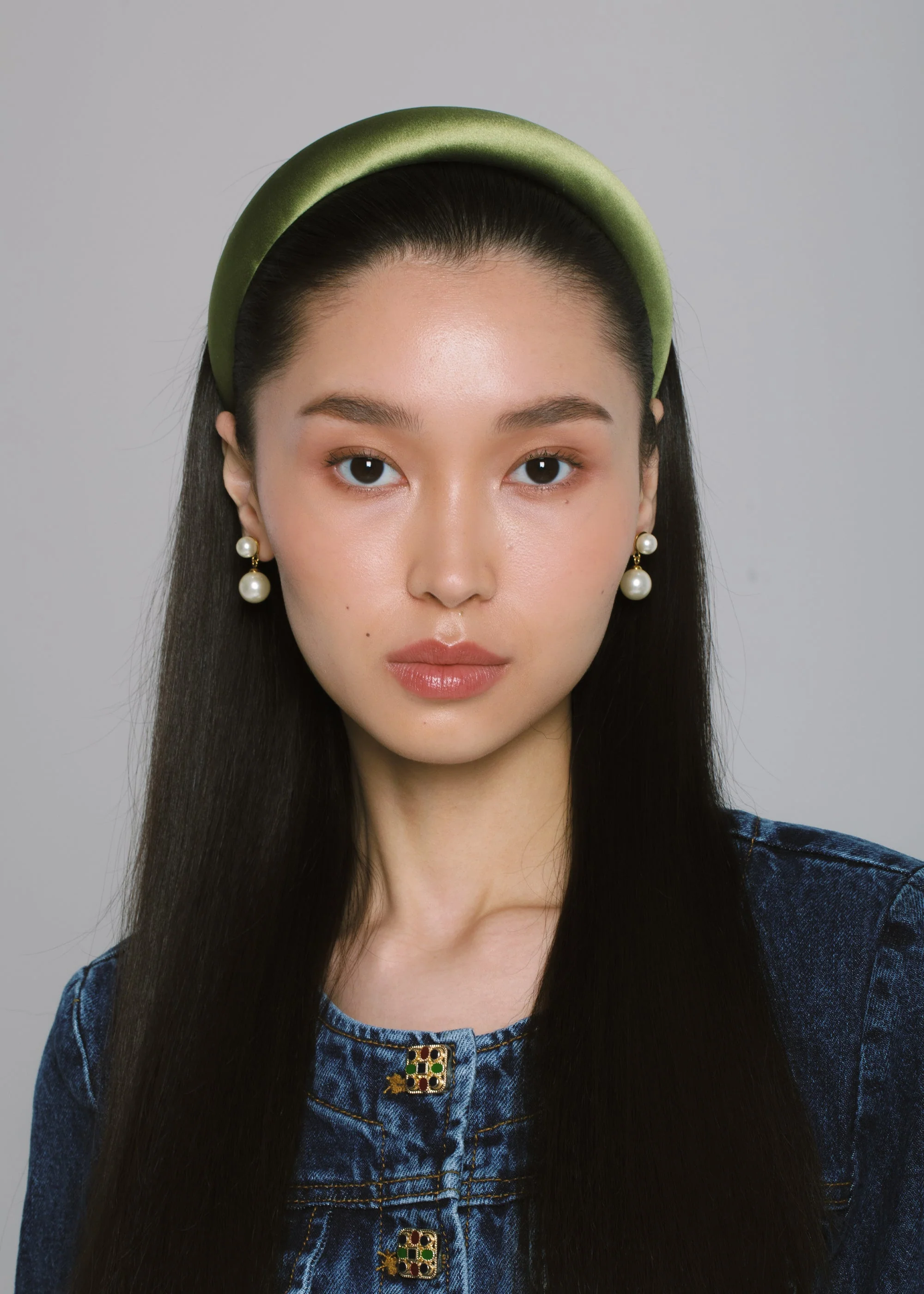 Jennifer Behr - Tori Headband in Satin - Image 2