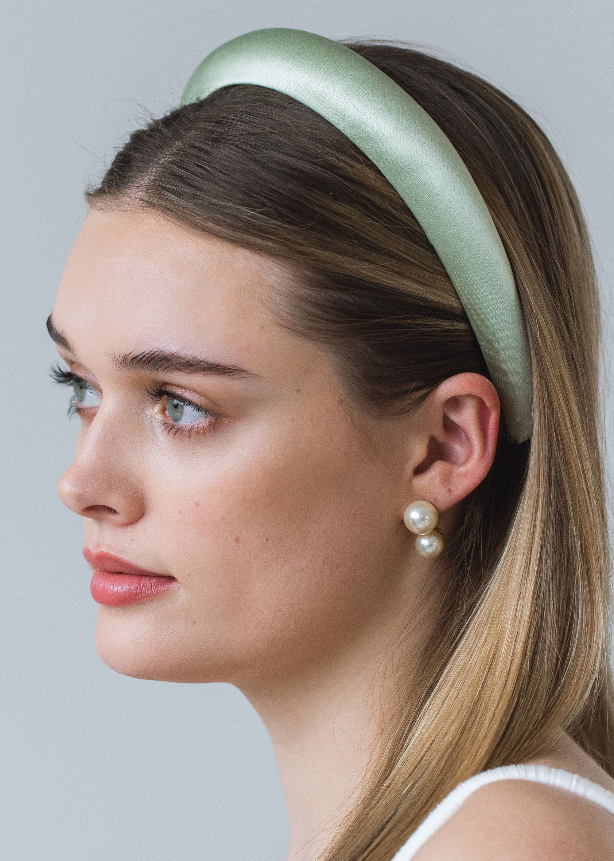 Jennifer Behr - Tori Headband in Satin - Image 2