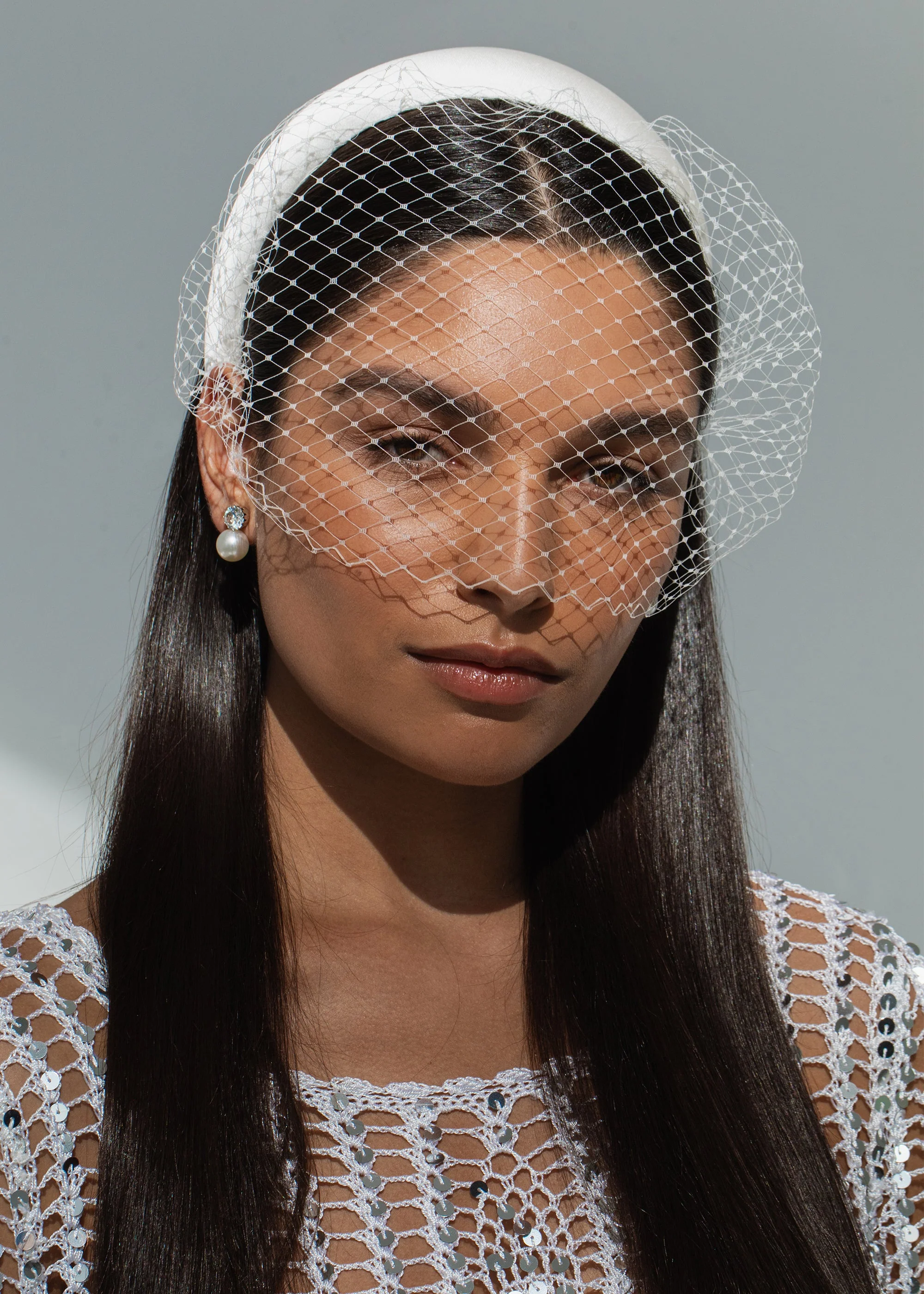 Jennifer Behr - Tori Voilette Headband - Image 8