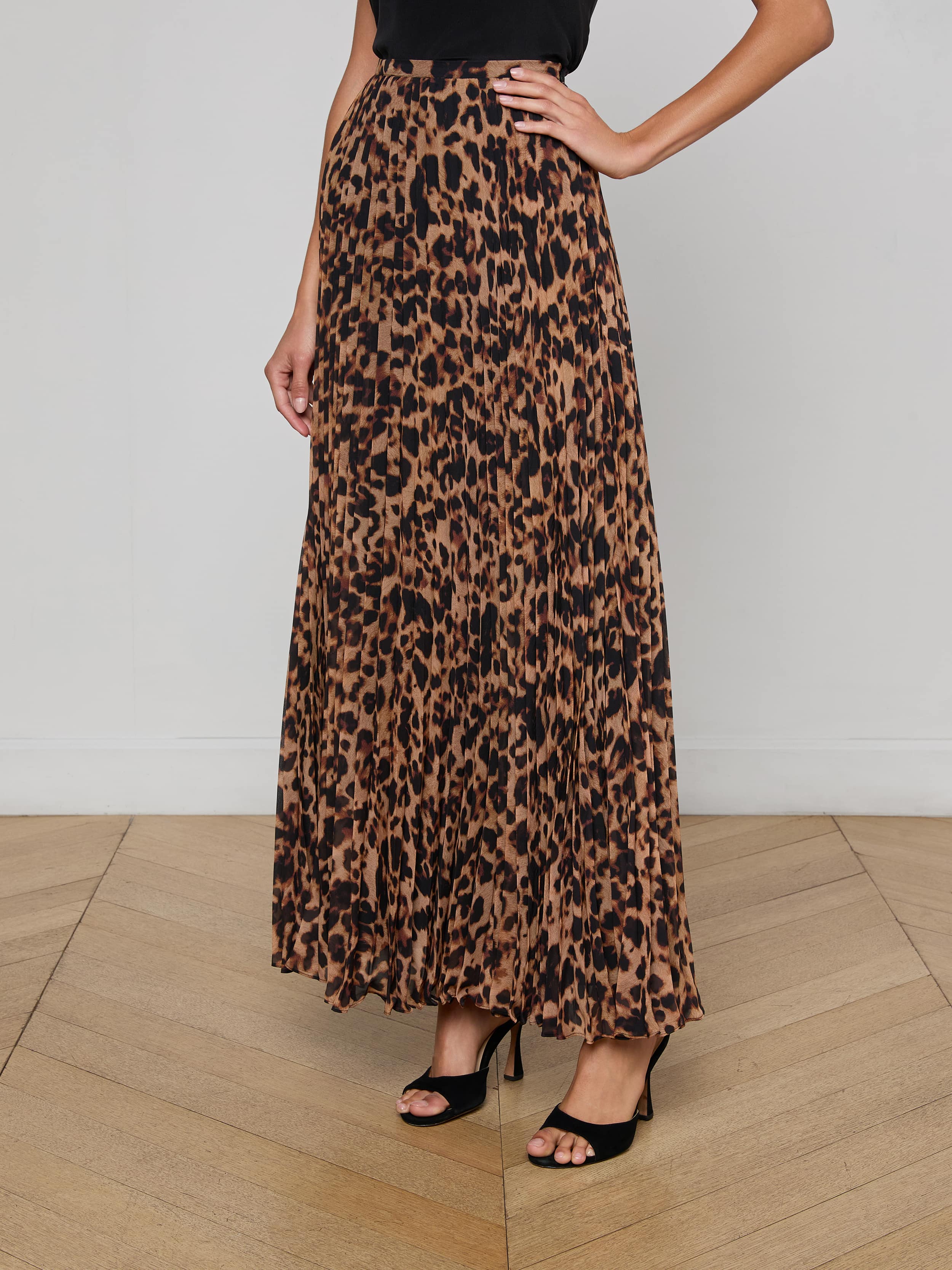 L'AGENCE - Torin Pleated Maxi Skirt - Image 11