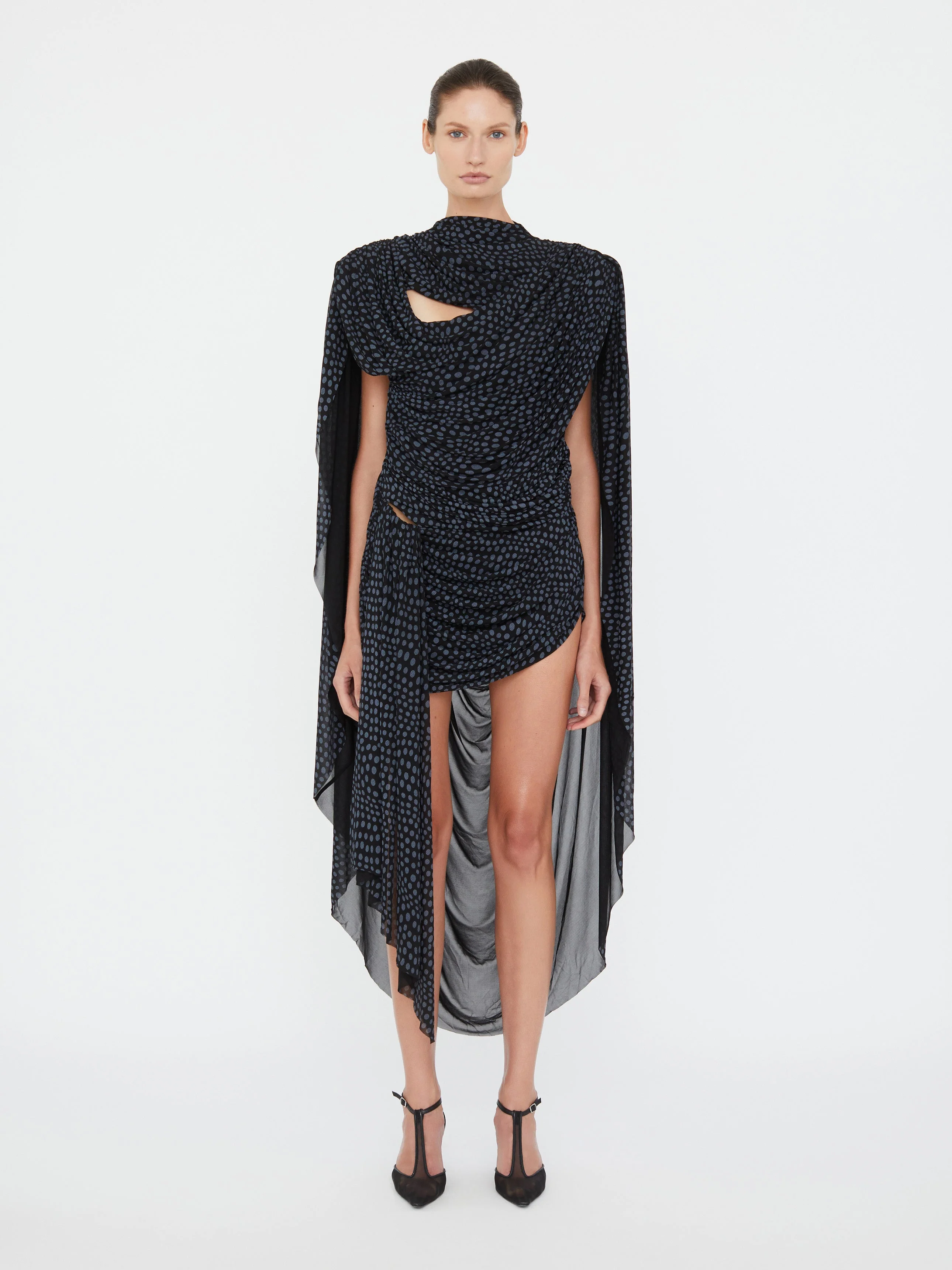 Christopher Esber - Torrent Draped Mini Dress
