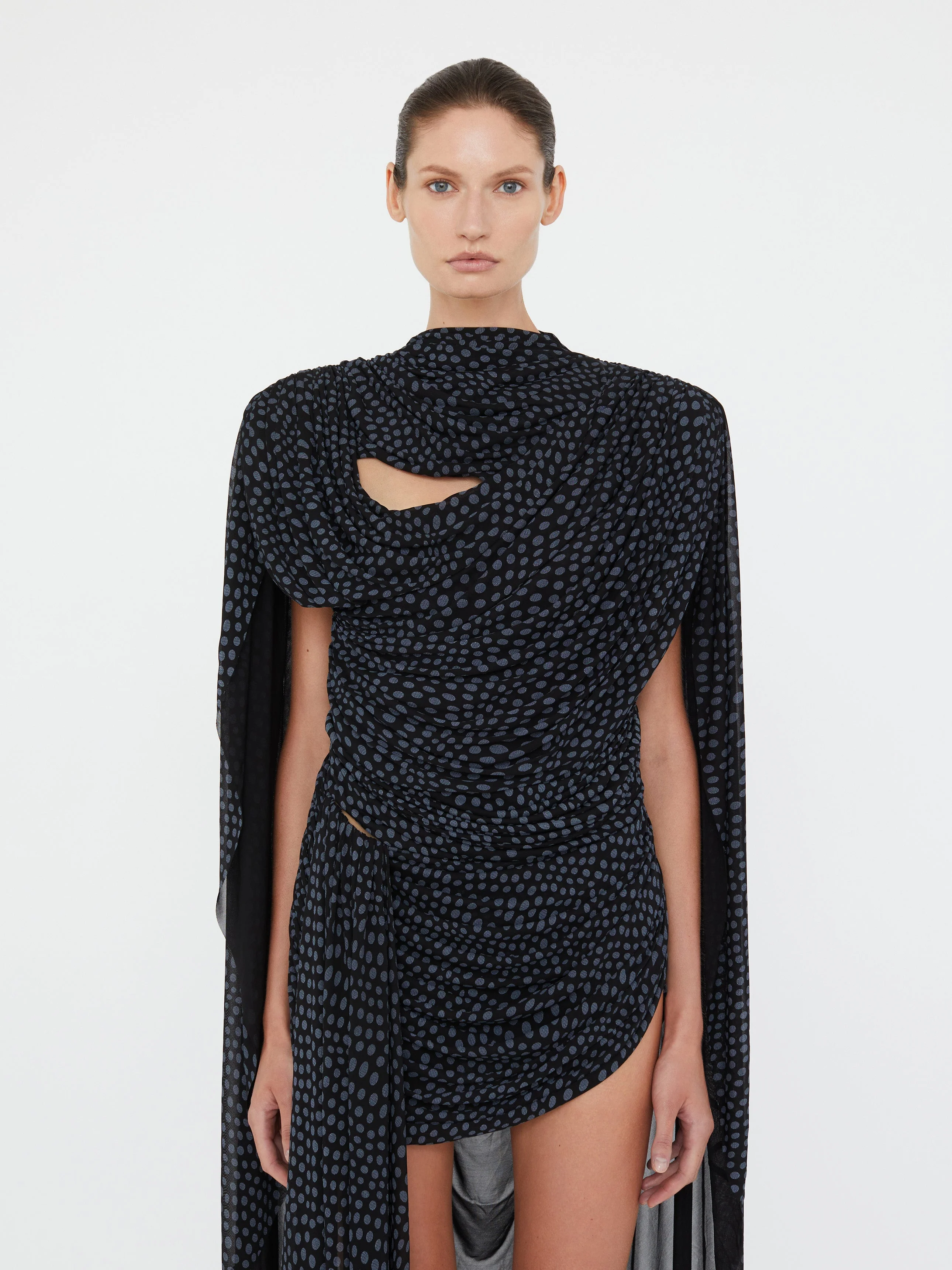 Christopher Esber - Torrent Draped Mini Dress - Image 2