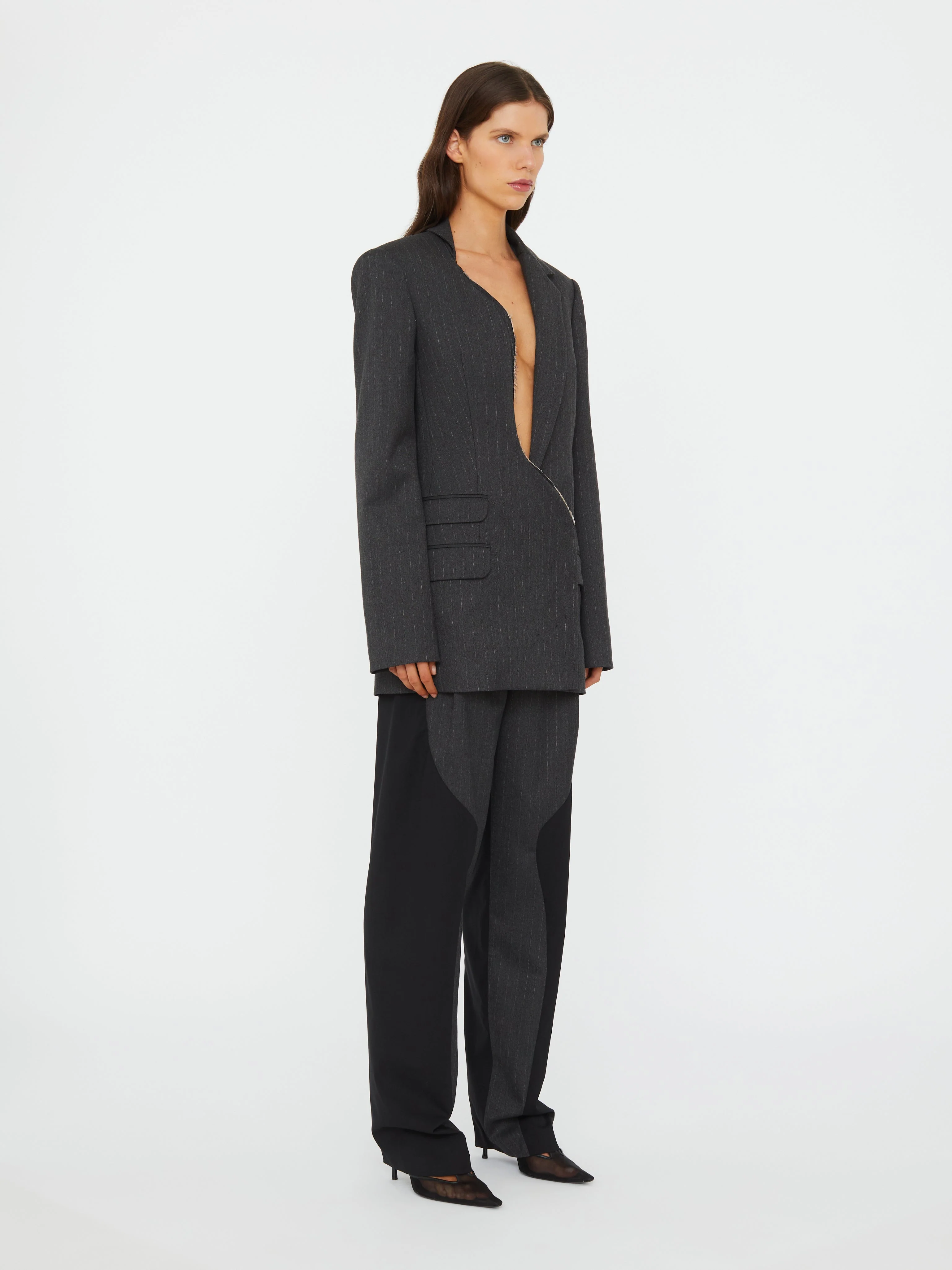Christopher Esber - Torrent Pinstripe Blazer - Image 3