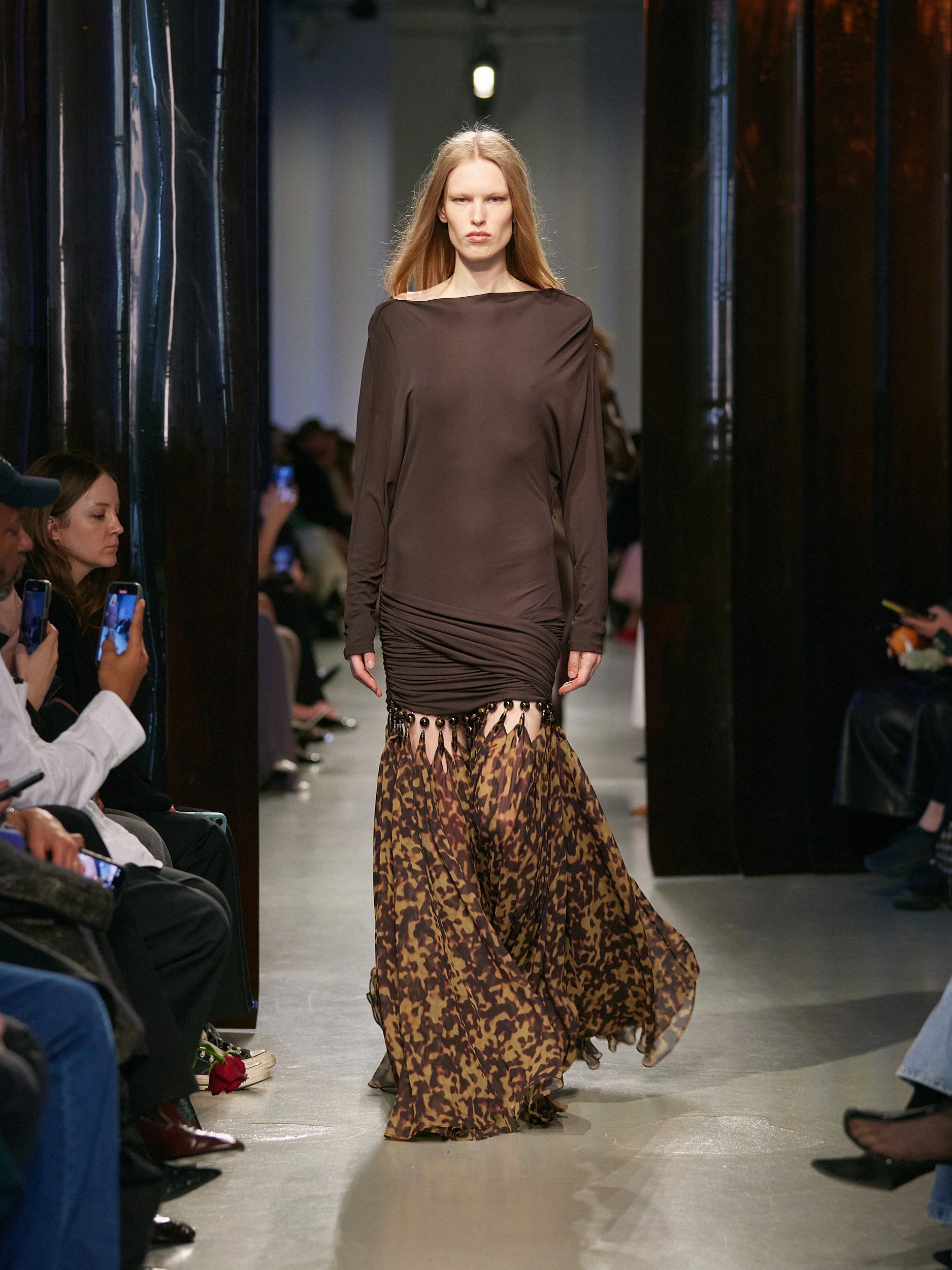 Christopher Esber - Tortoiseshell Droplet Jersey Gown - Image 2