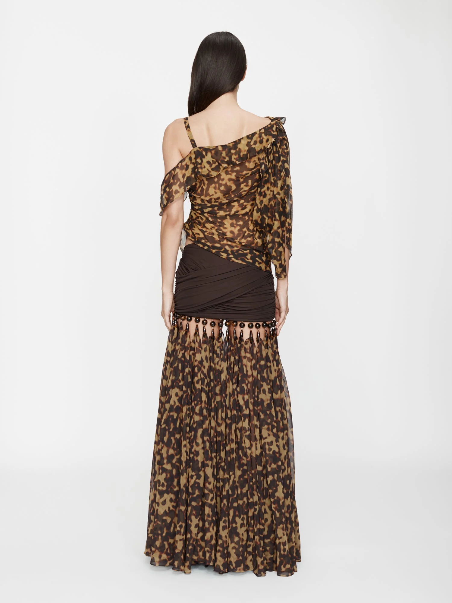 Christopher Esber - Tortoiseshell Droplet Jersey Skirt - Image 9
