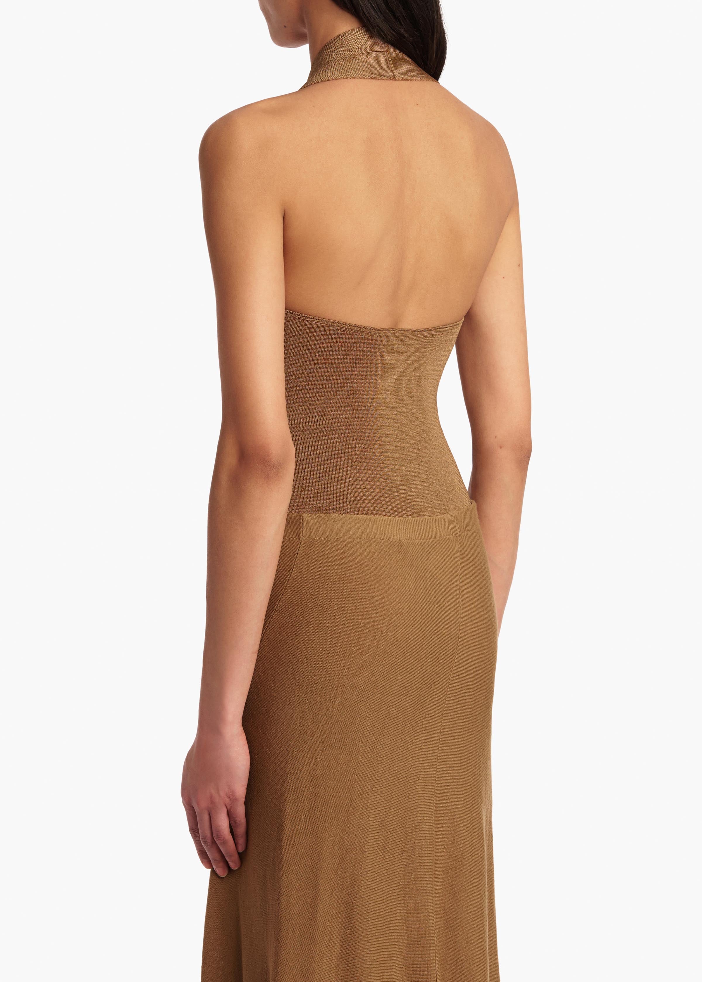 Khaite - Toto Bodysuit in Carob - Image 11