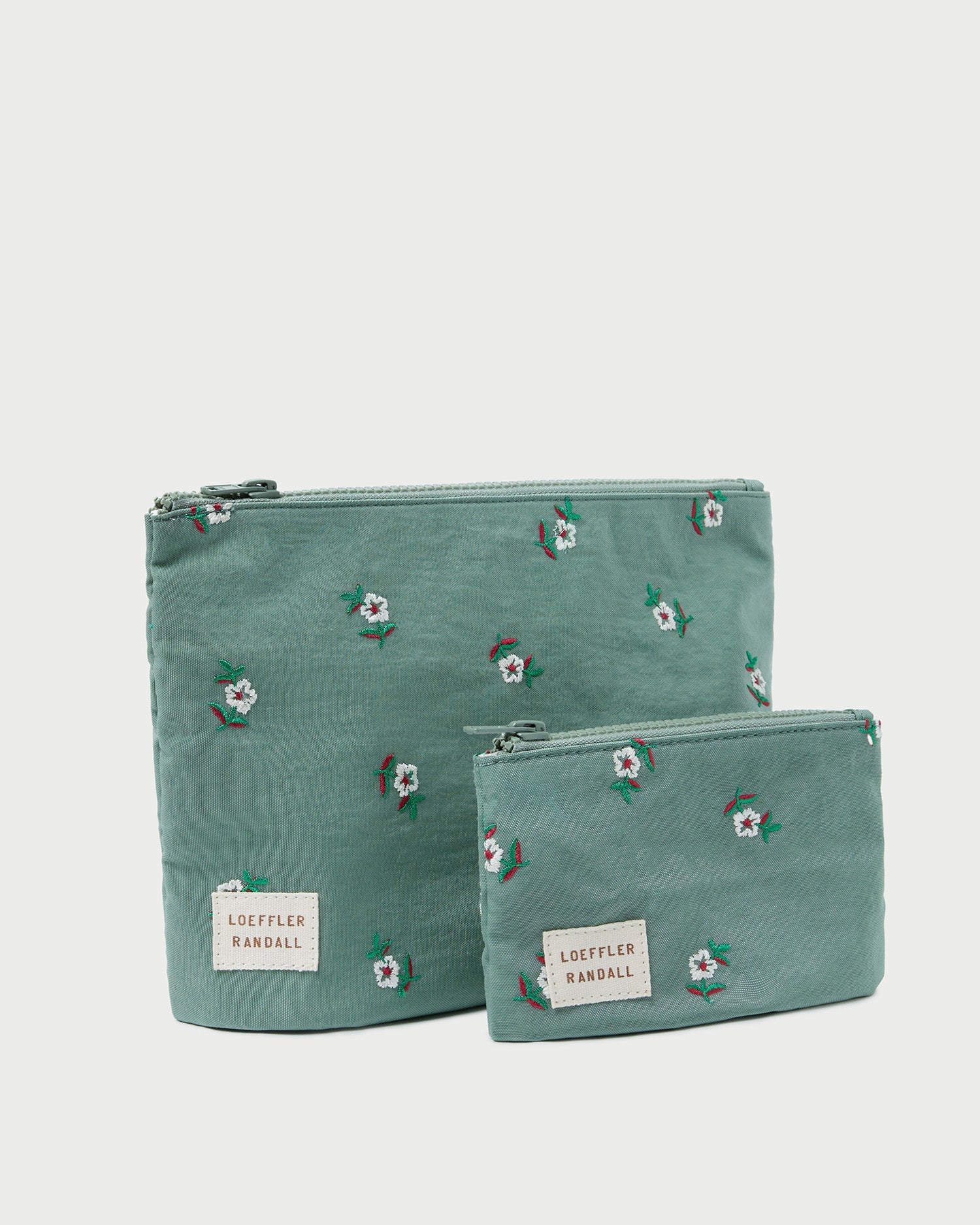 Loeffler Randall - Tracy Sage Floral Pouch Set - Image 2
