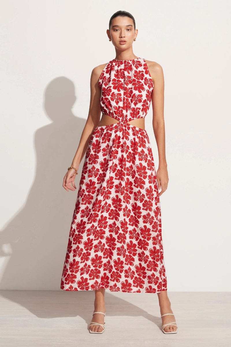 Faithfull - Trapani Midi Dress La Presa Floral Print - Final Sale