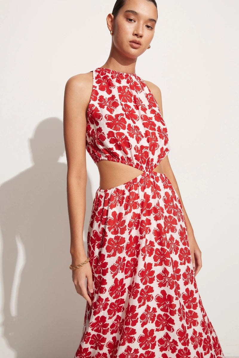 Faithfull - Trapani Midi Dress La Presa Floral Print - Final Sale - Image 2