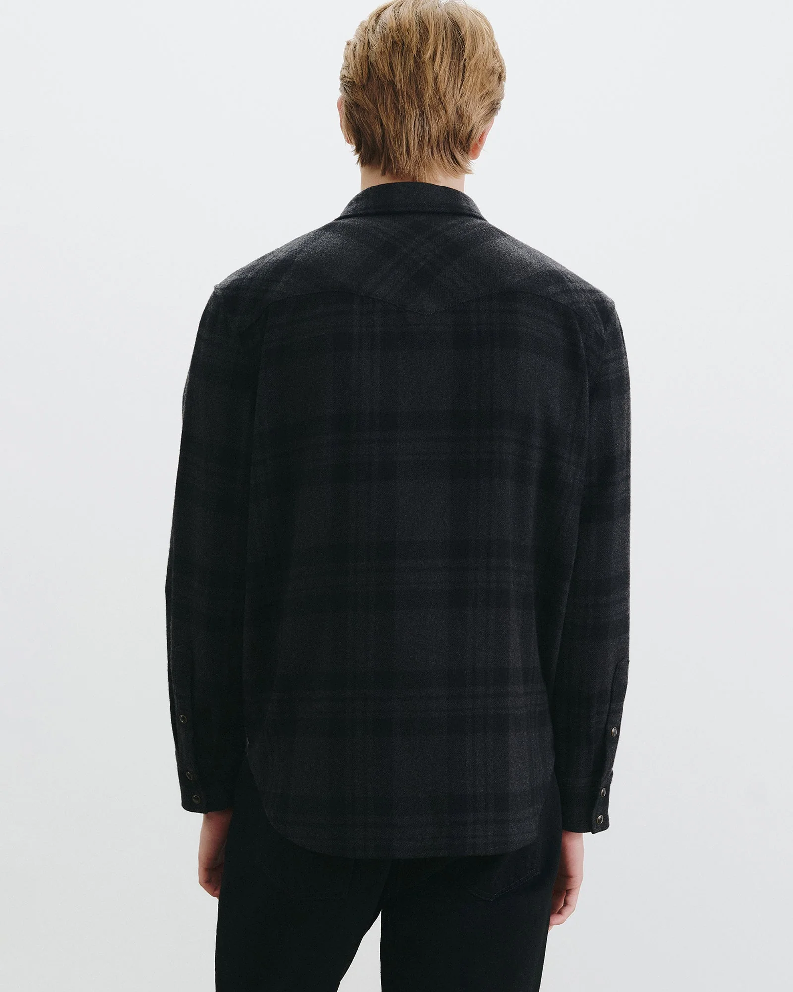 Nili Lotan - TRAVIS CASHMERE BUTTON UP - Image 5