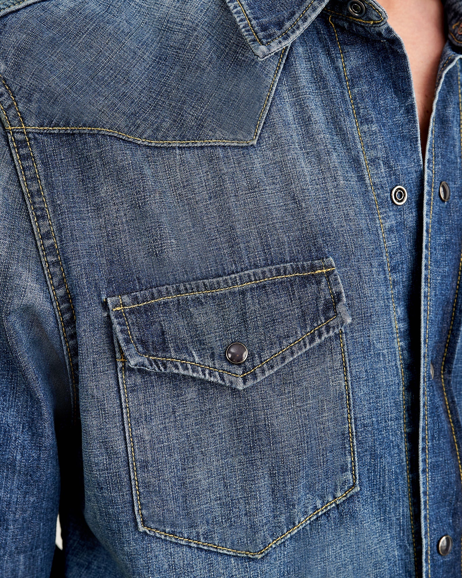Nili Lotan - TRAVIS DENIM SHIRT - Image 3
