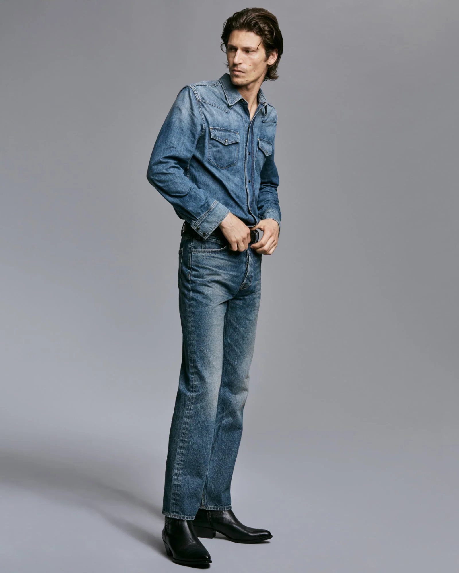 Nili Lotan - TRAVIS DENIM SHIRT - Image 6
