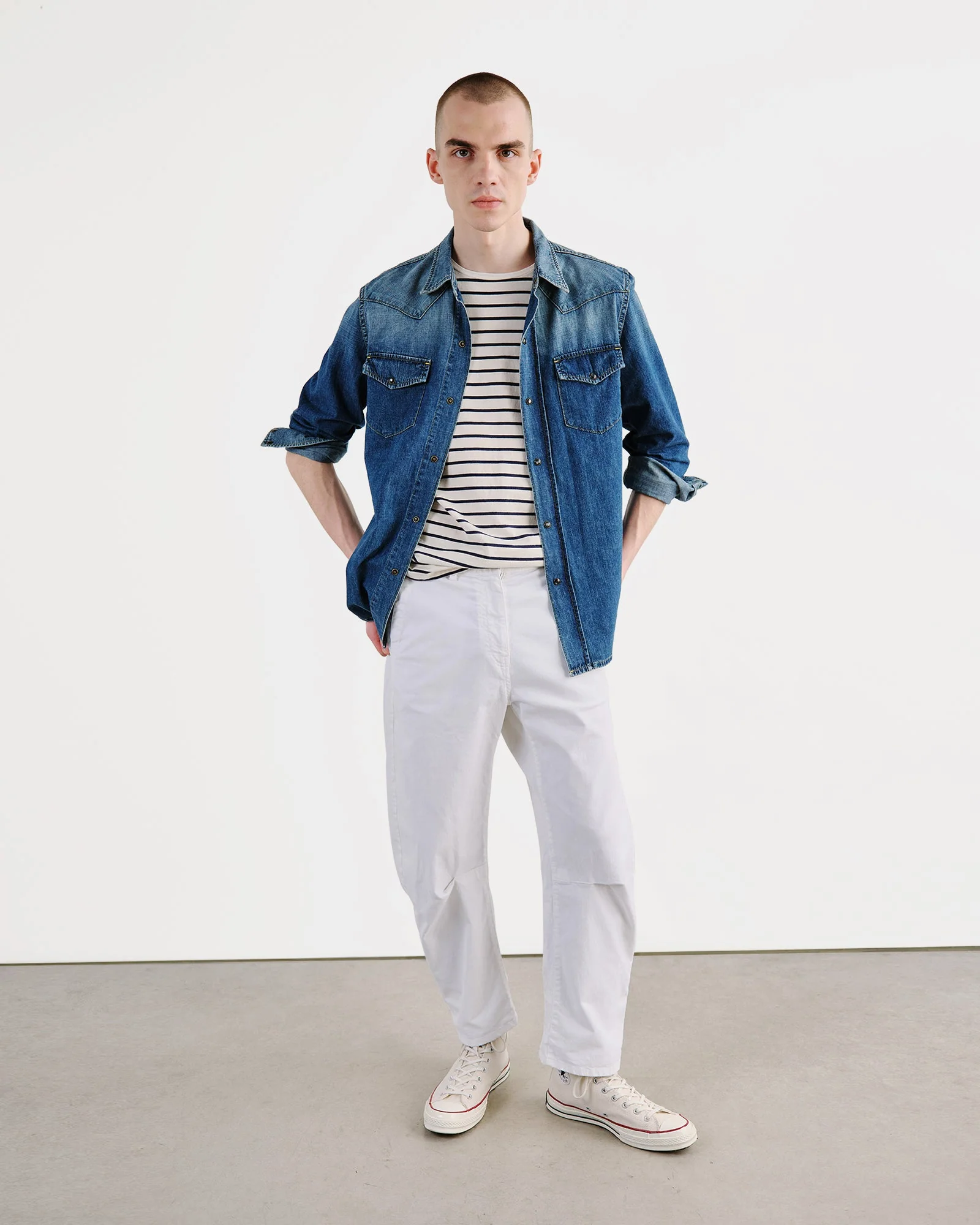 Nili Lotan - TRAVIS DENIM SHIRT - Image 9