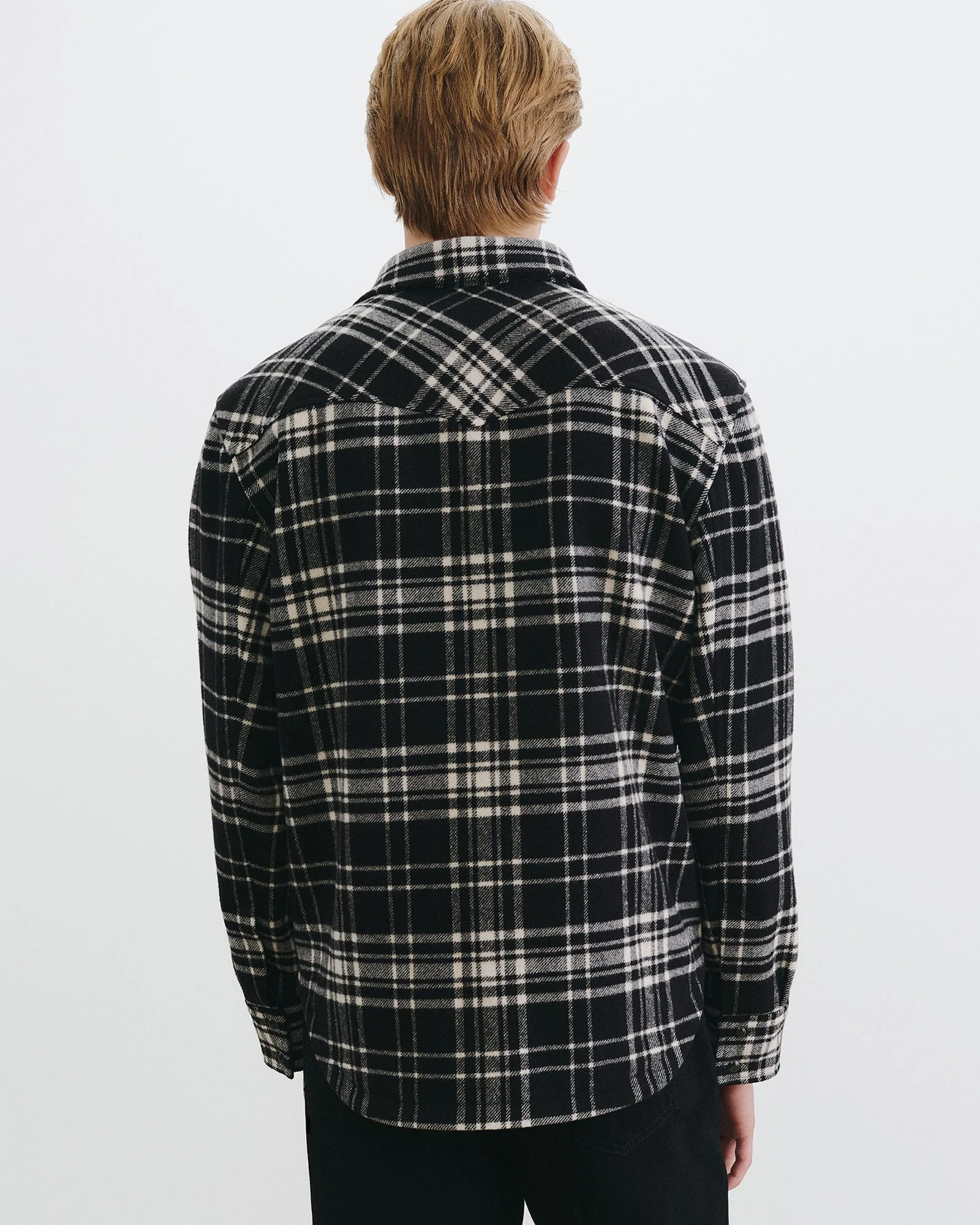 Nili Lotan - TRAVIS WOOL SHIRT JACKET - Image 5