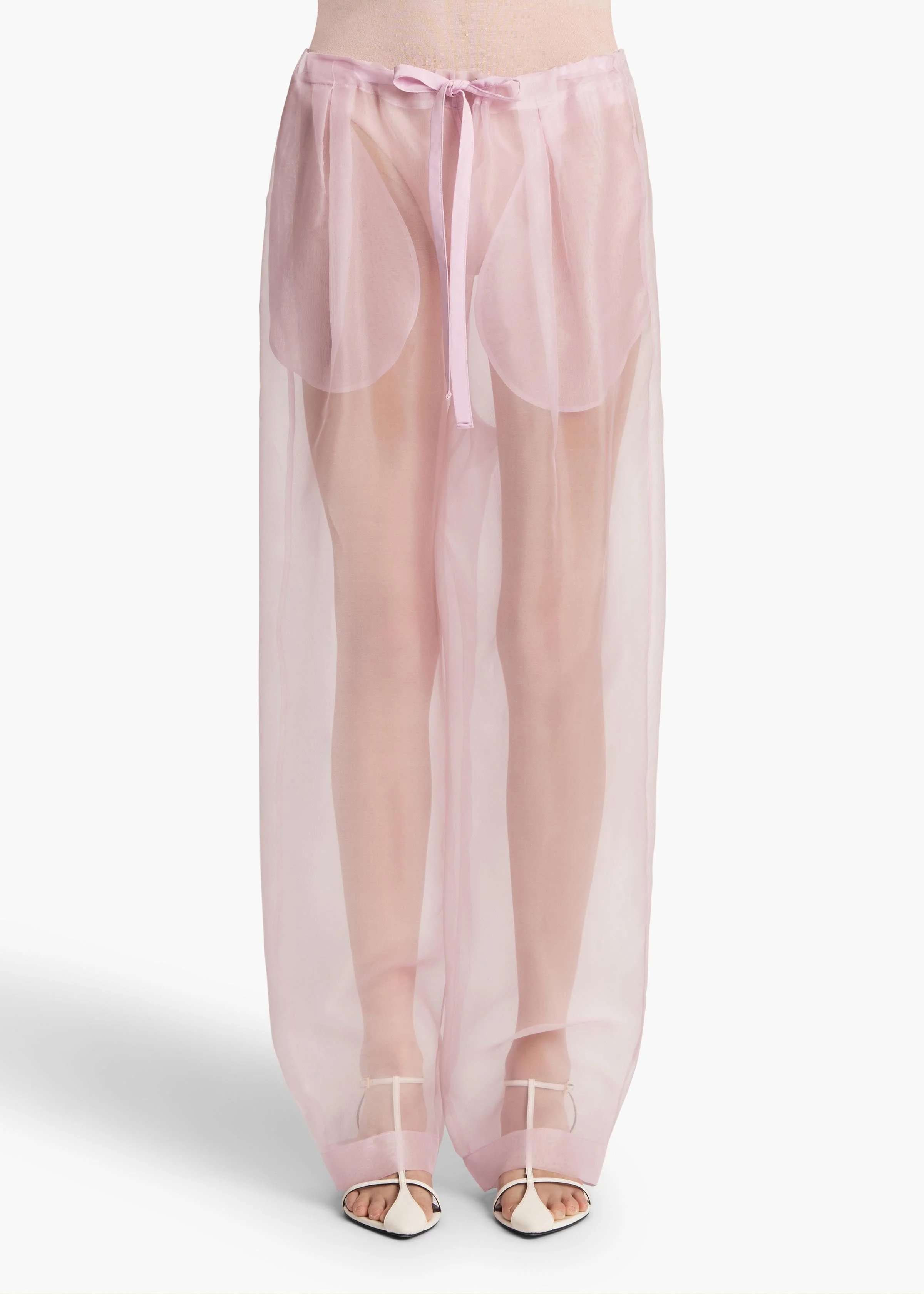 Khaite - Trenton Pant in Peony - Image 3