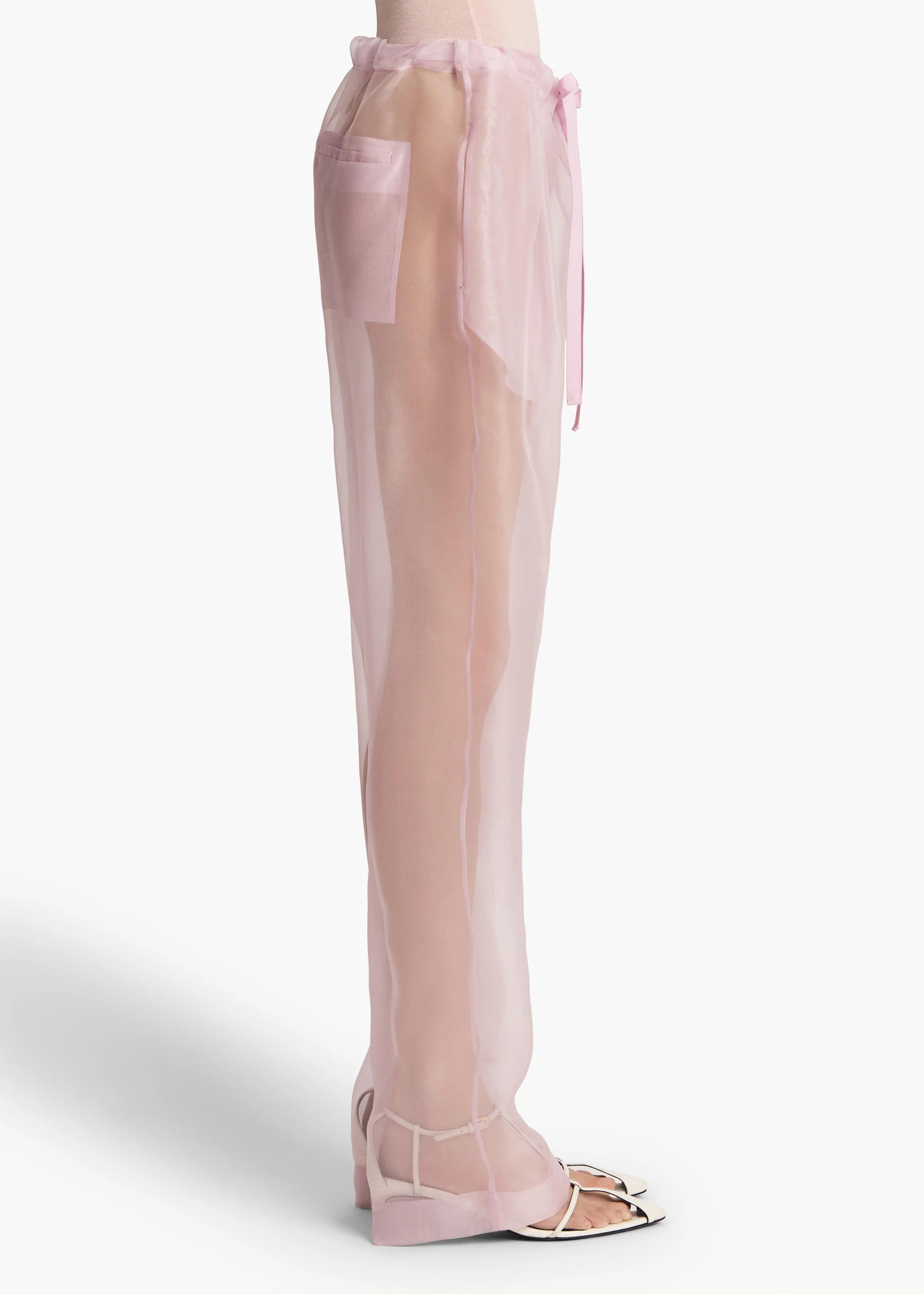 Khaite - Trenton Pant in Peony - Image 4