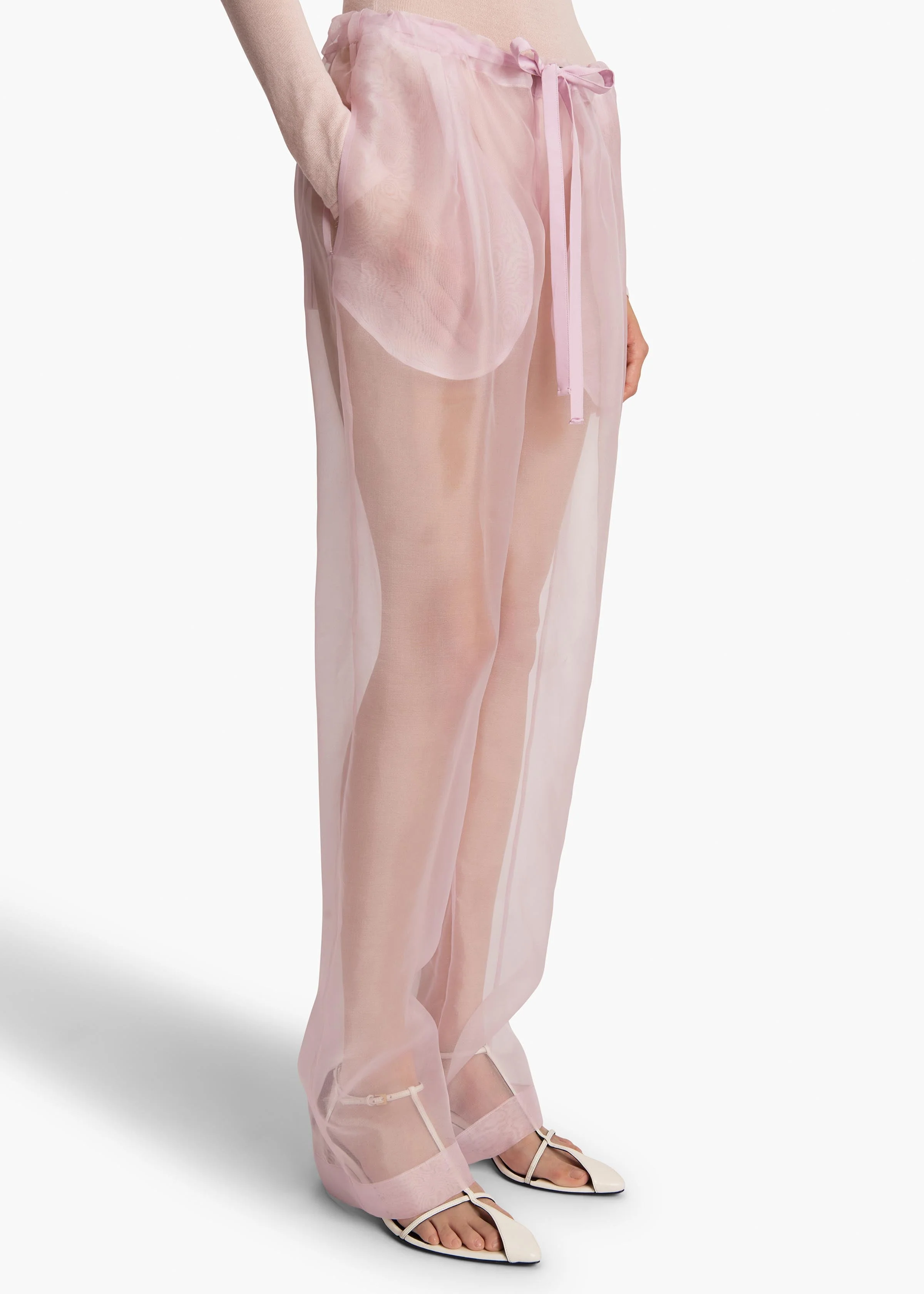 Khaite - Trenton Pant in Peony - Image 5