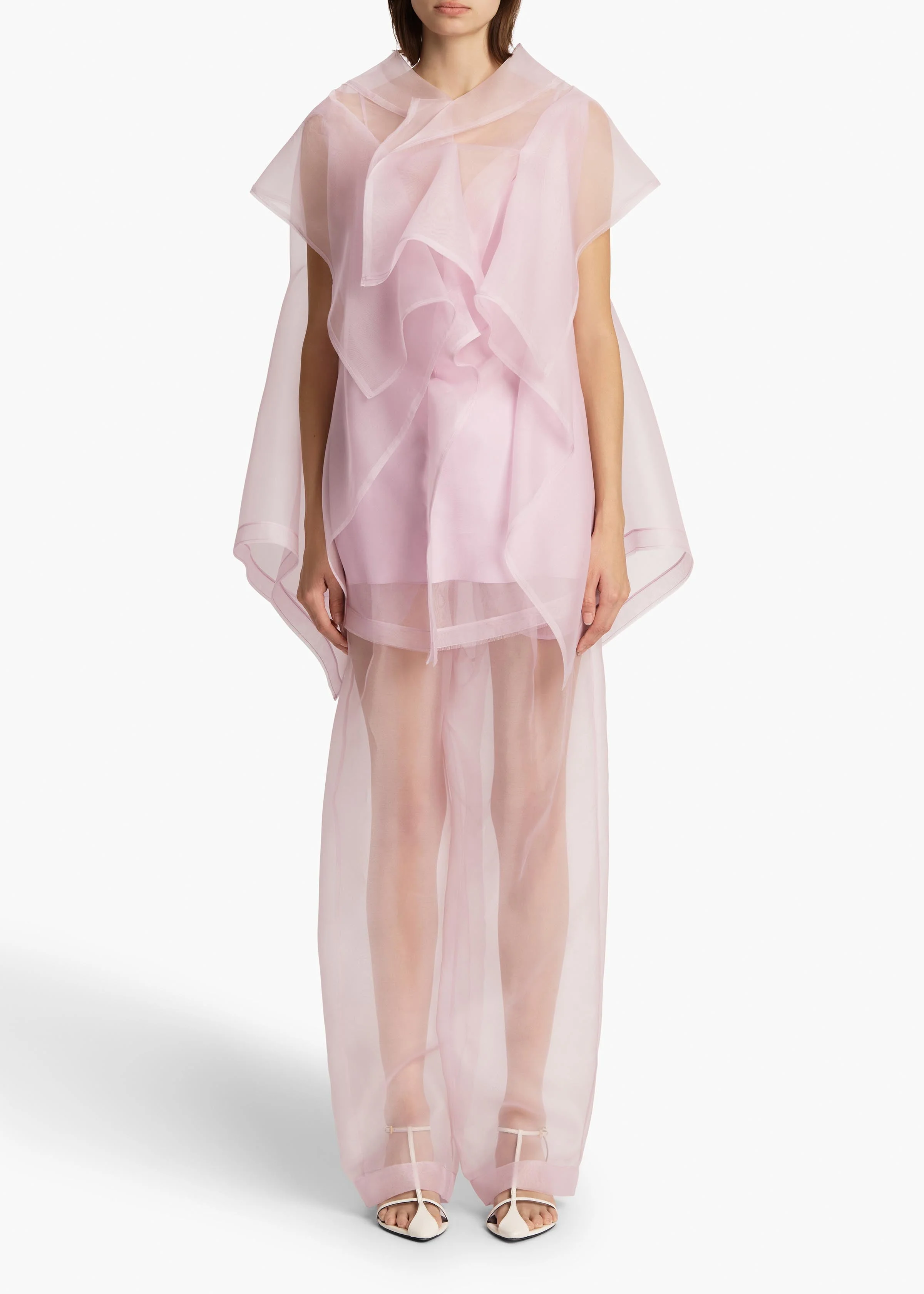 Khaite - Trenton Pant in Peony - Image 9