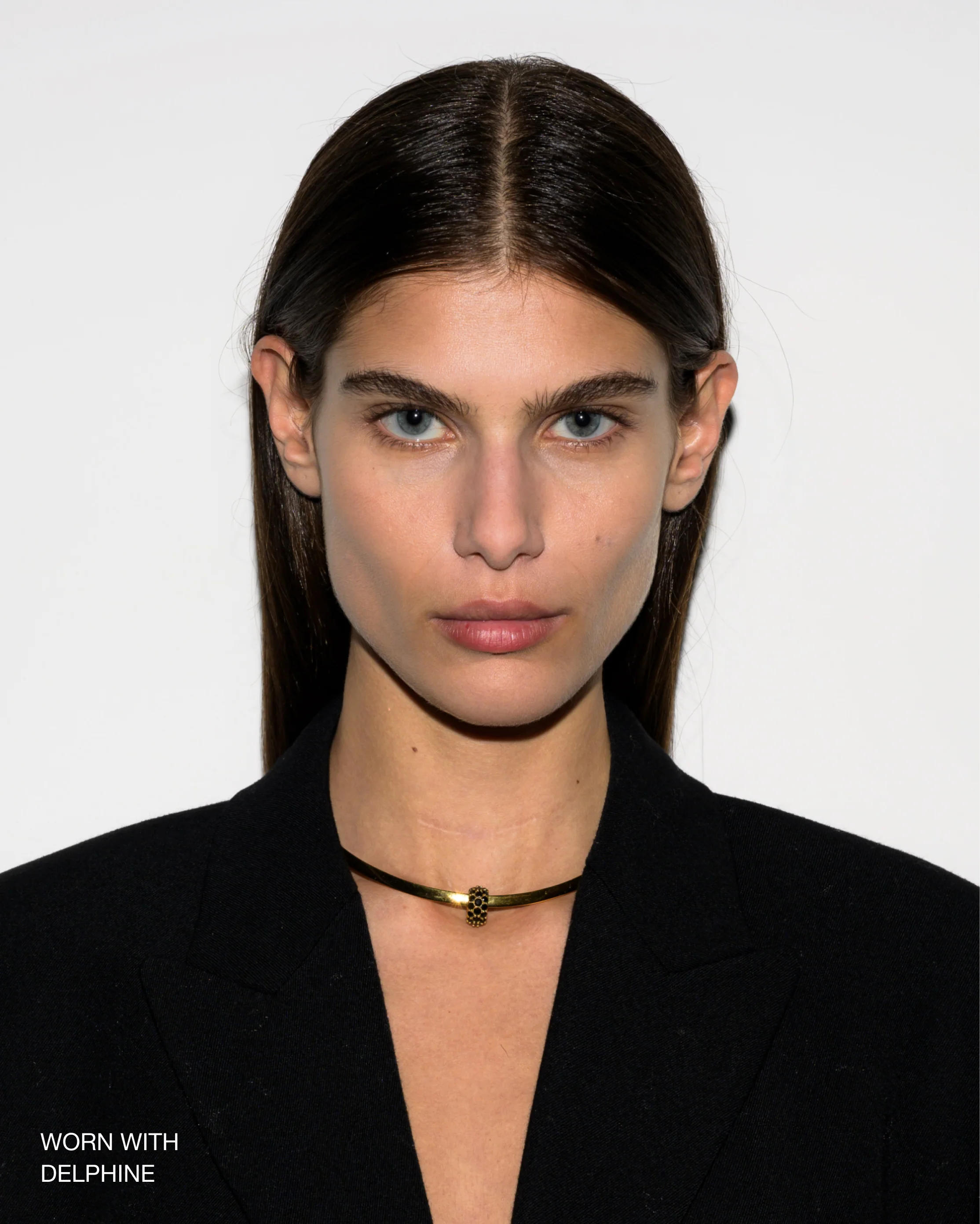 Dorsey - THREE - ROW RIVIÈRE PENDANT IN NANO BLACK ONYX - Image 3