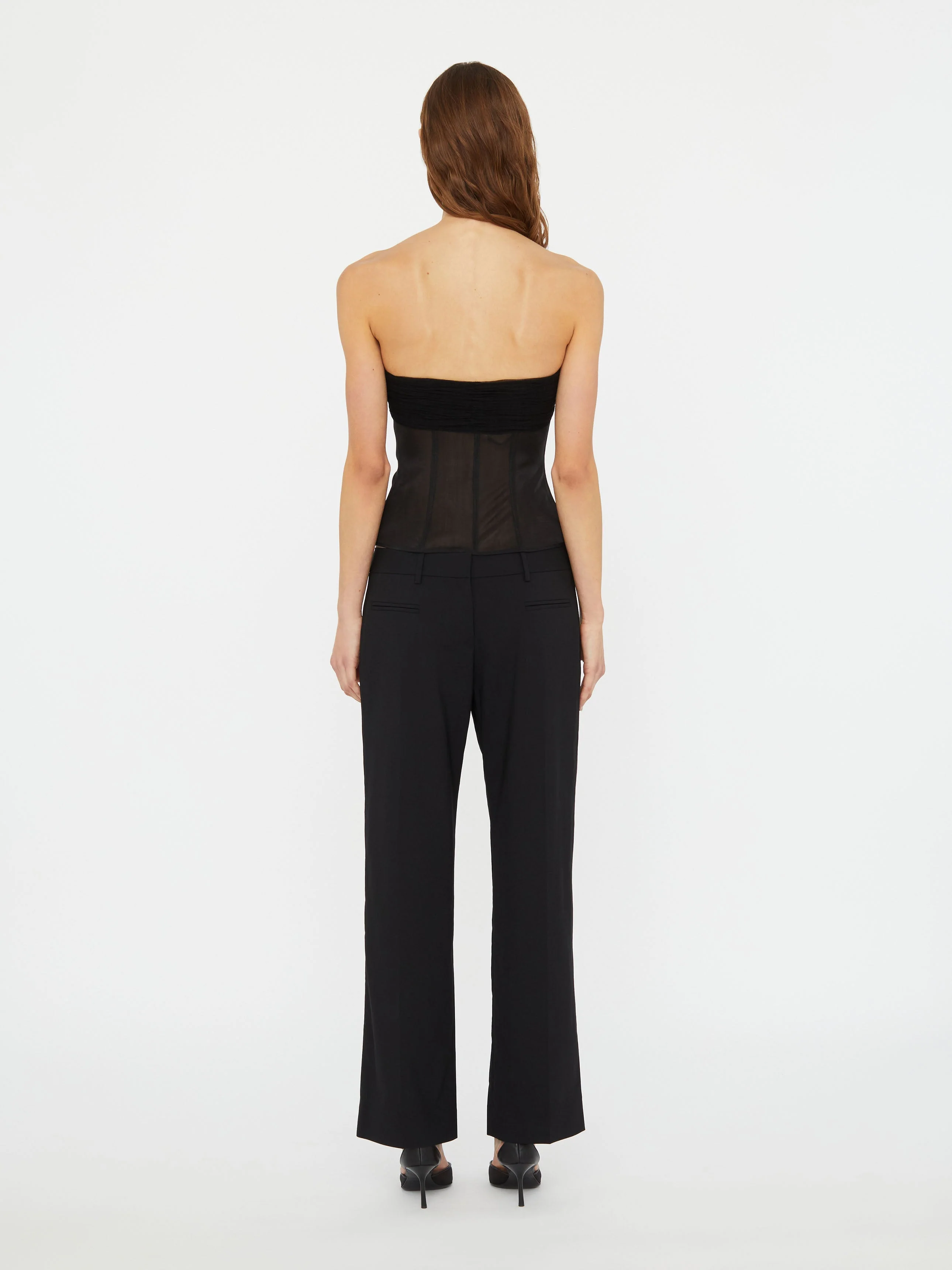 Christopher Esber - Tulle Overlay Corset - Image 5