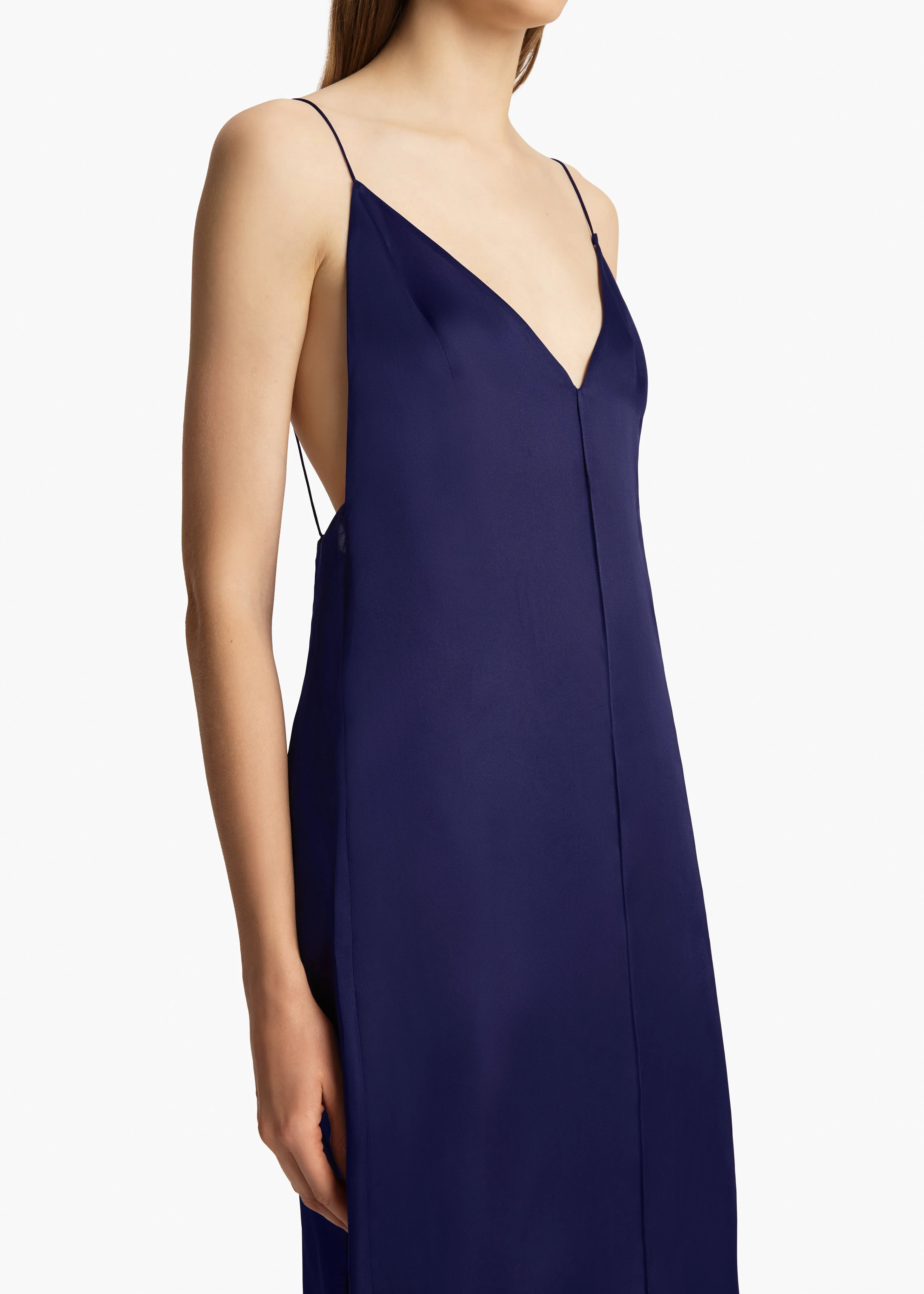 Khaite - Tulula Dress in Amethyst - Image 5