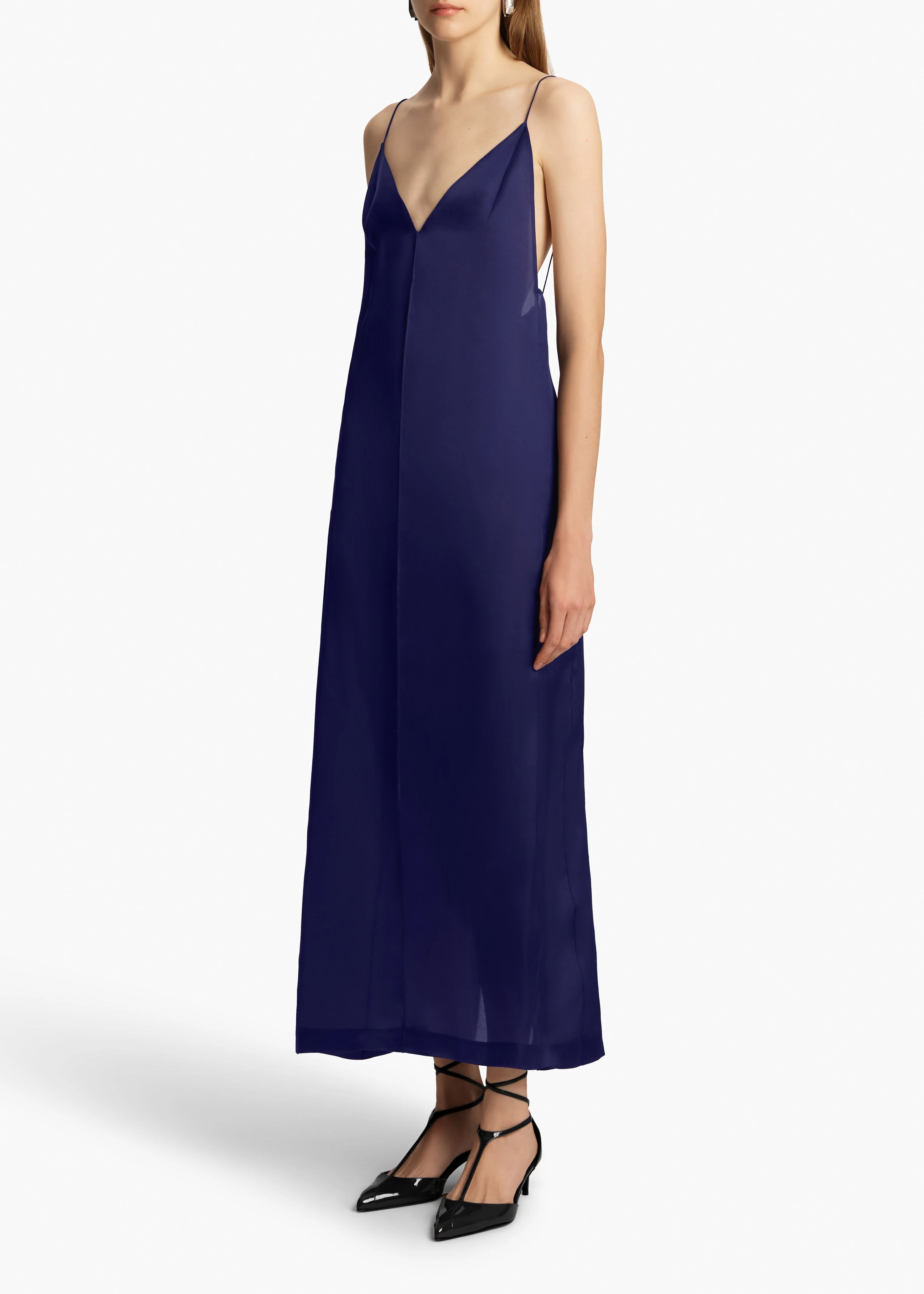 Khaite - Tulula Dress in Amethyst - Image 9