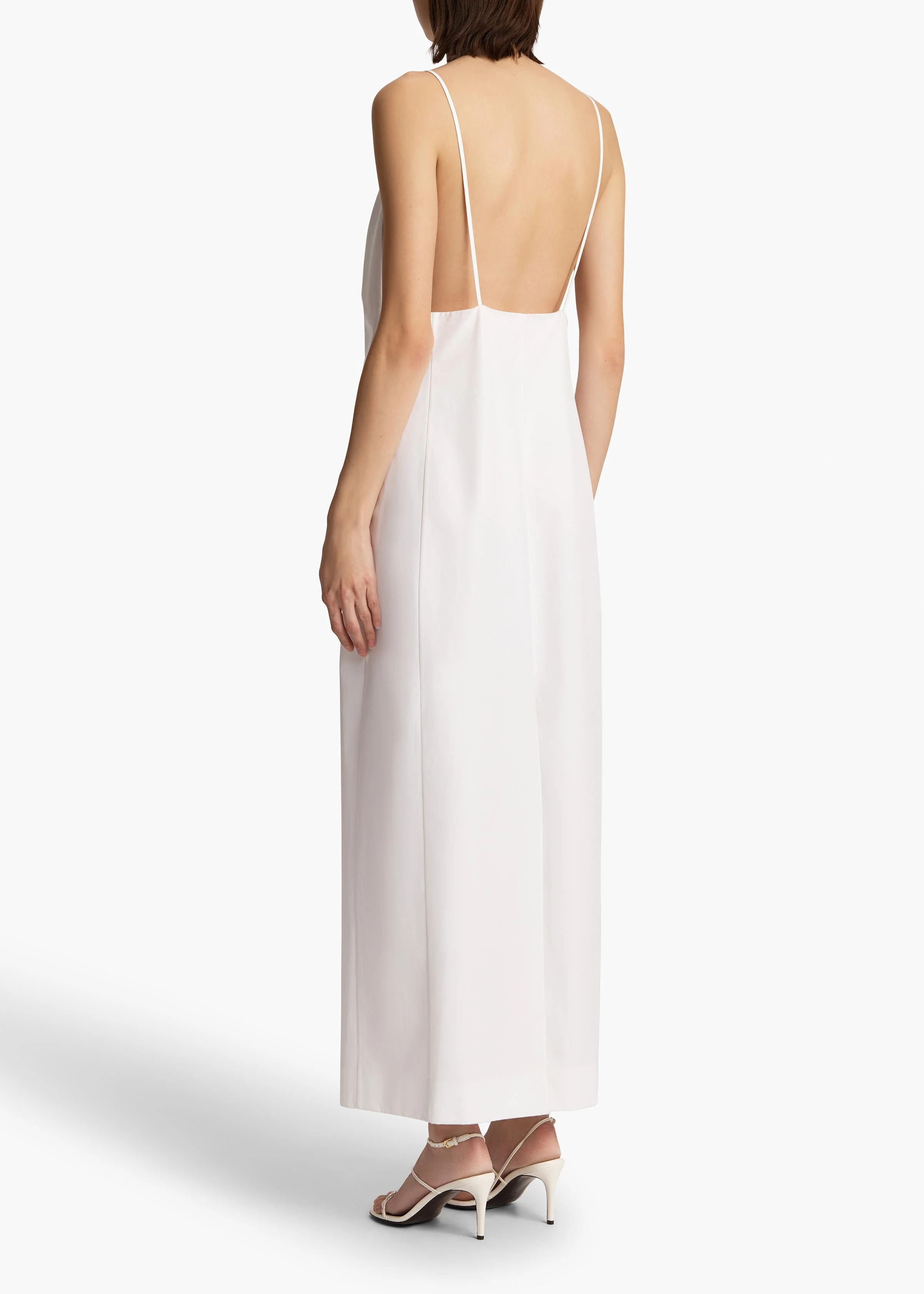 Khaite - Tulula Dress in Chalk - Image 4