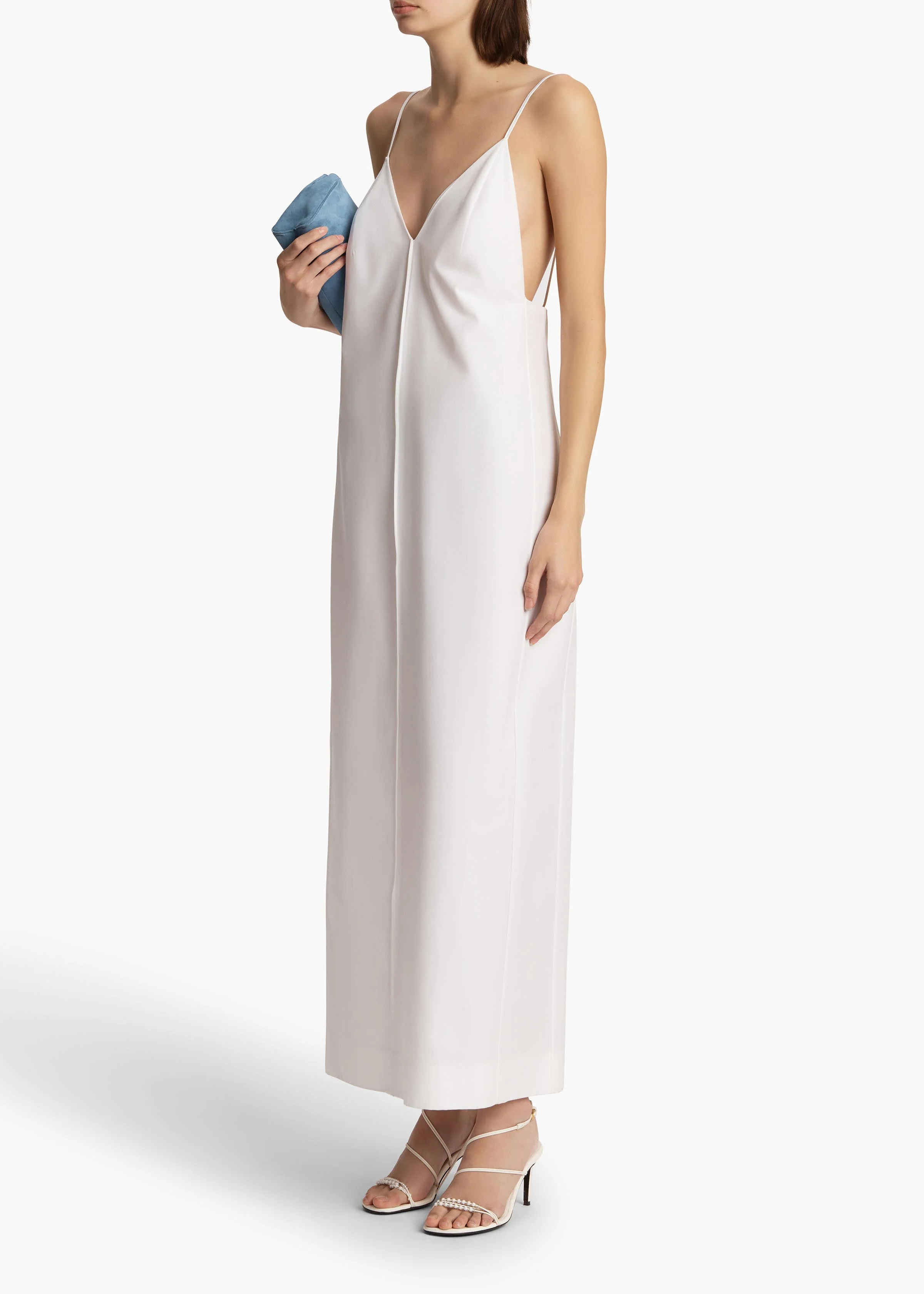 Khaite - Tulula Dress in Chalk - Image 9