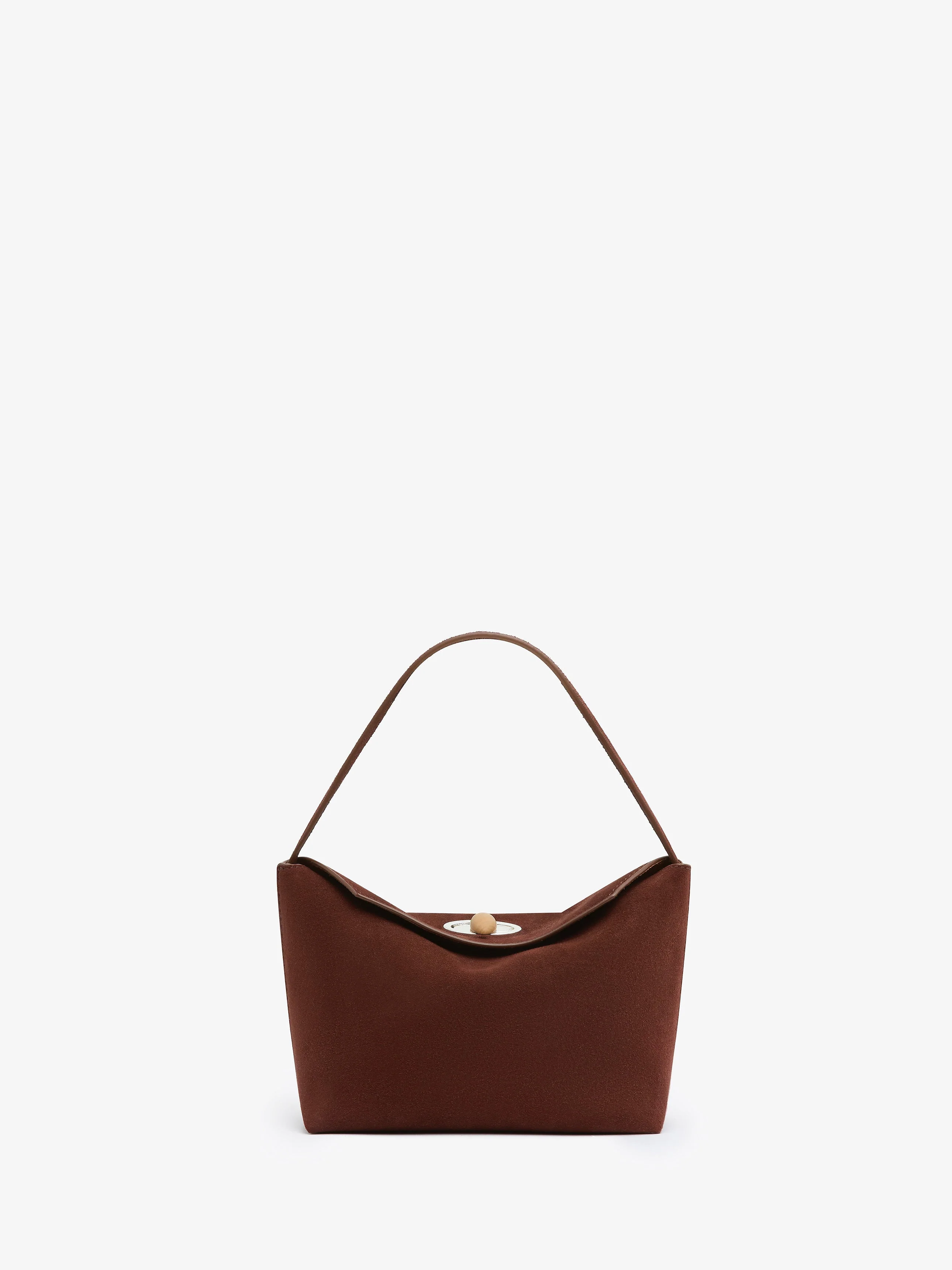 Christopher Esber - Turnlock Suede Mini Shoulder Bag
