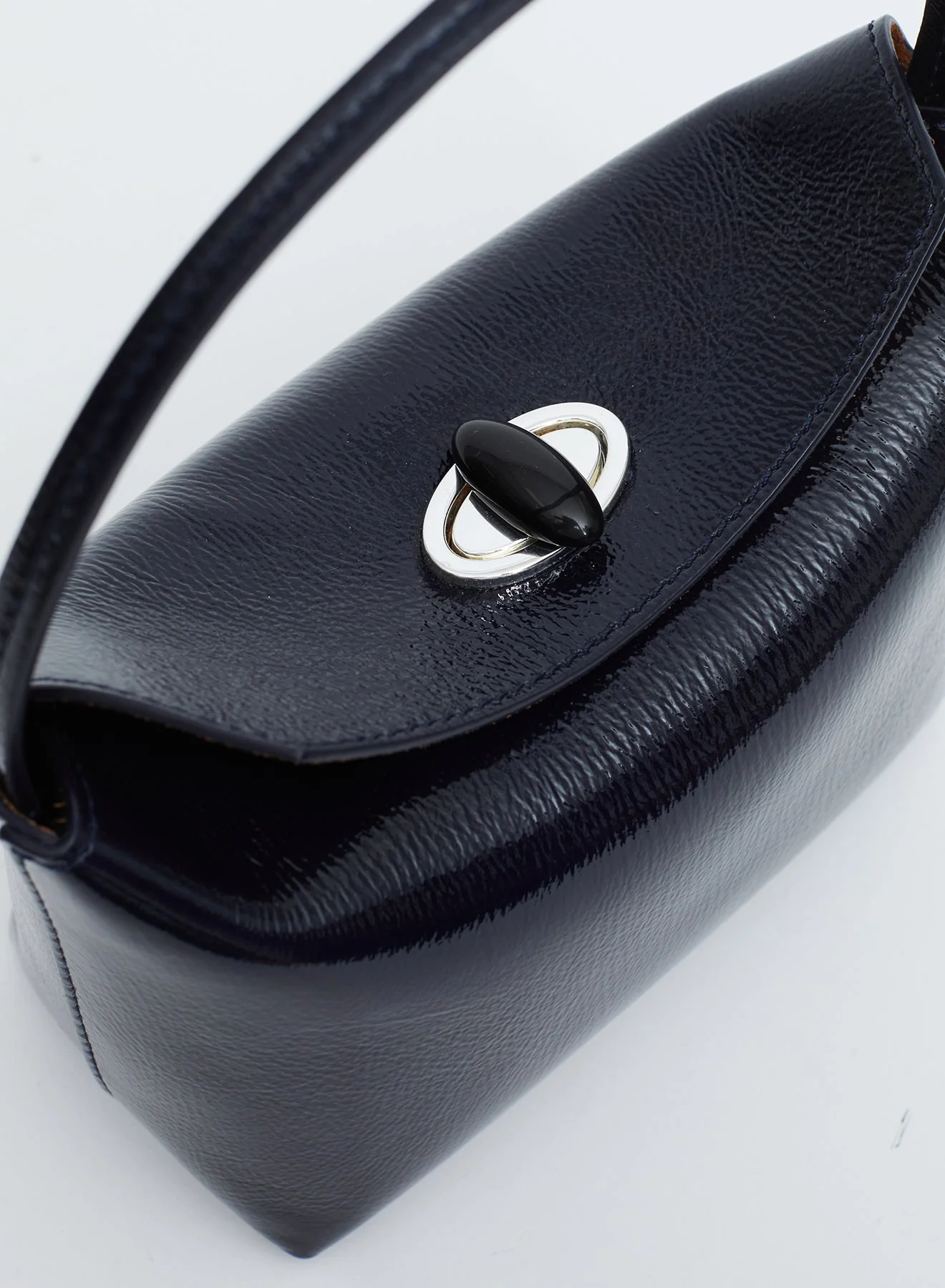 Christopher Esber - Turnlock Patent Mini Shoulder Bag - Image 3