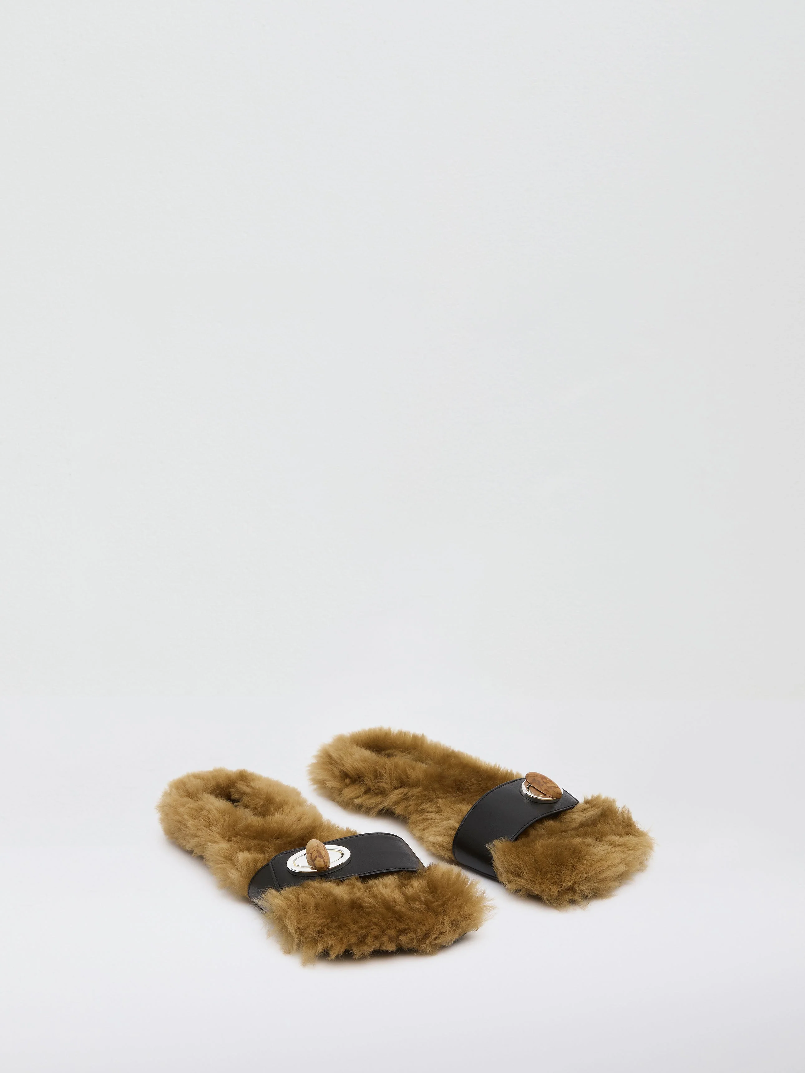 Christopher Esber - Turnlock Sheepskin Flat - Image 2