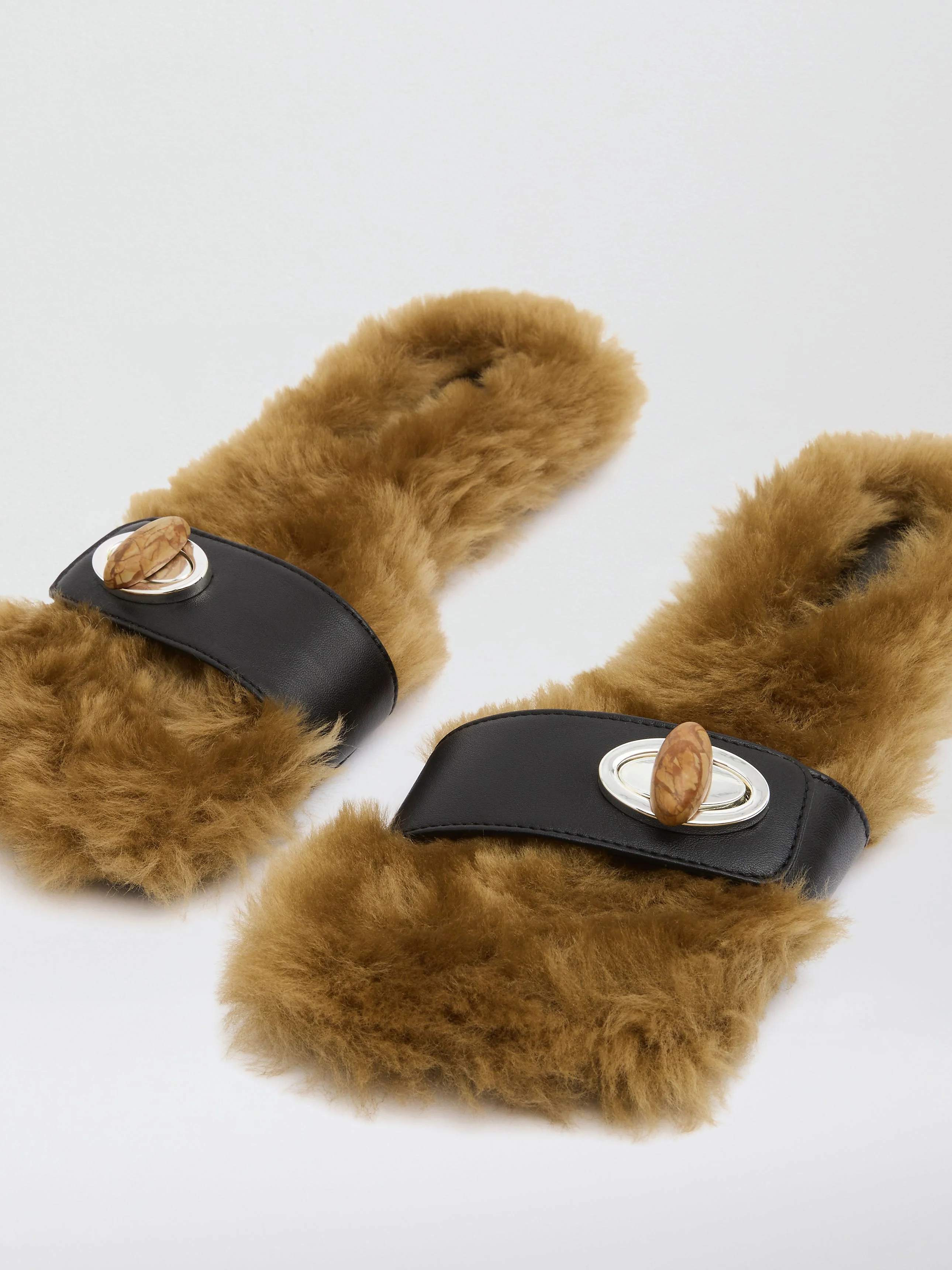 Christopher Esber - Turnlock Sheepskin Flat - Image 4