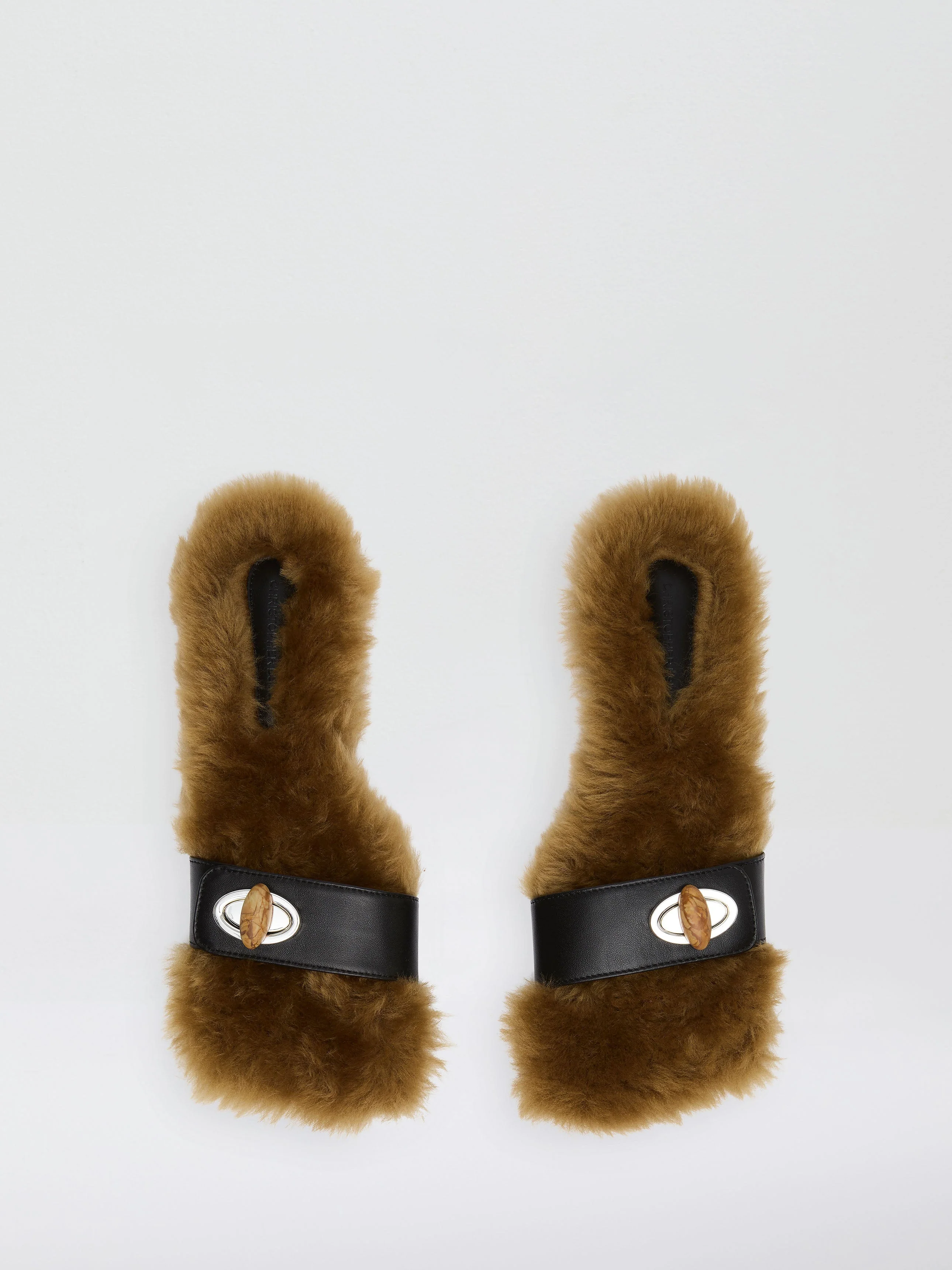 Christopher Esber - Turnlock Sheepskin Flat - Image 5