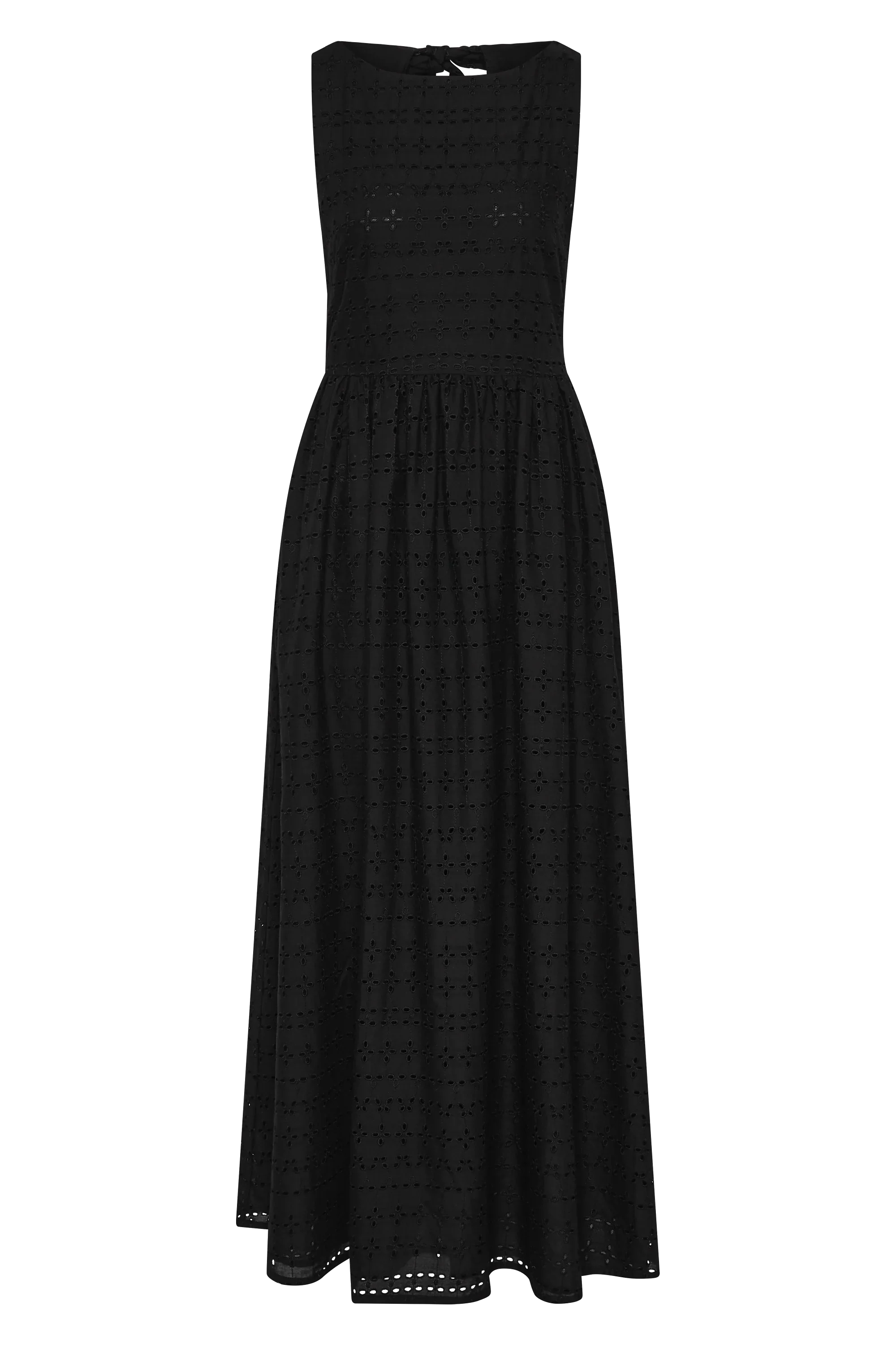 Faithfull - Tuva Midi Dress Agnes Broderie Anglaise Black - Final Sale - Image 6