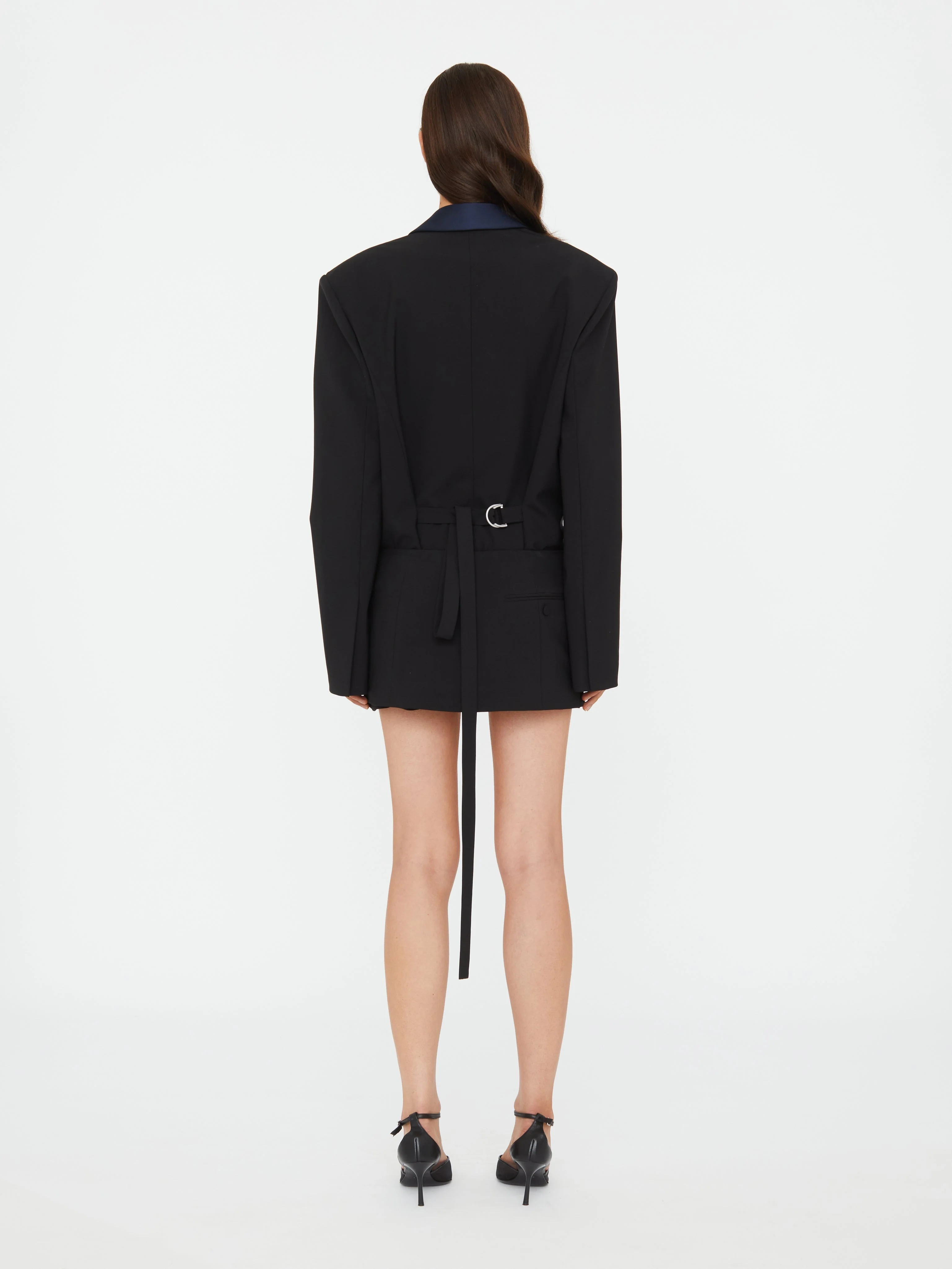 Christopher Esber - Tuxedo Contrast Wool Blazer - Image 5