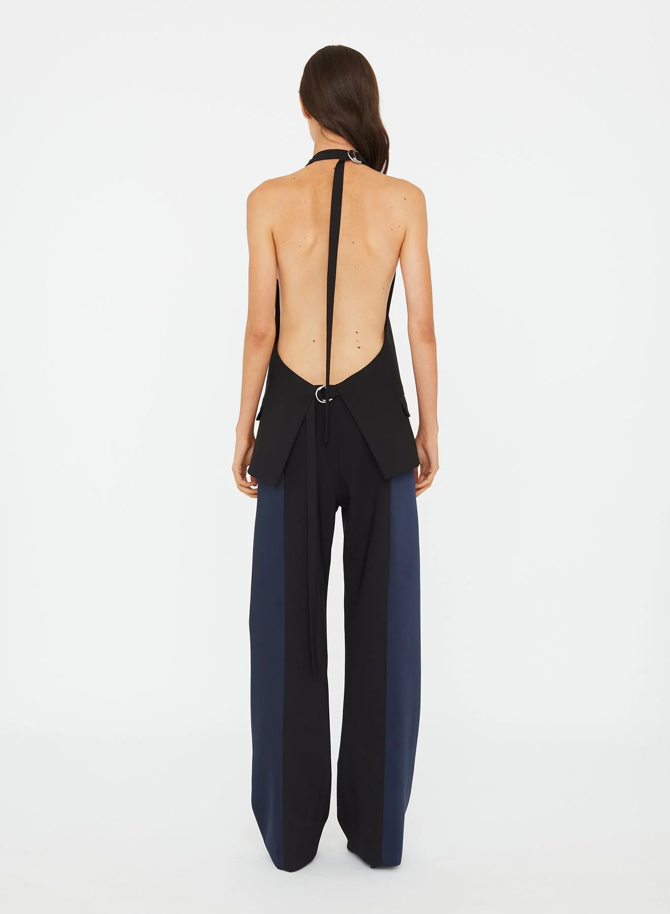 Christopher Esber - Tuxedo Contrast Wool Trouser - Image 3