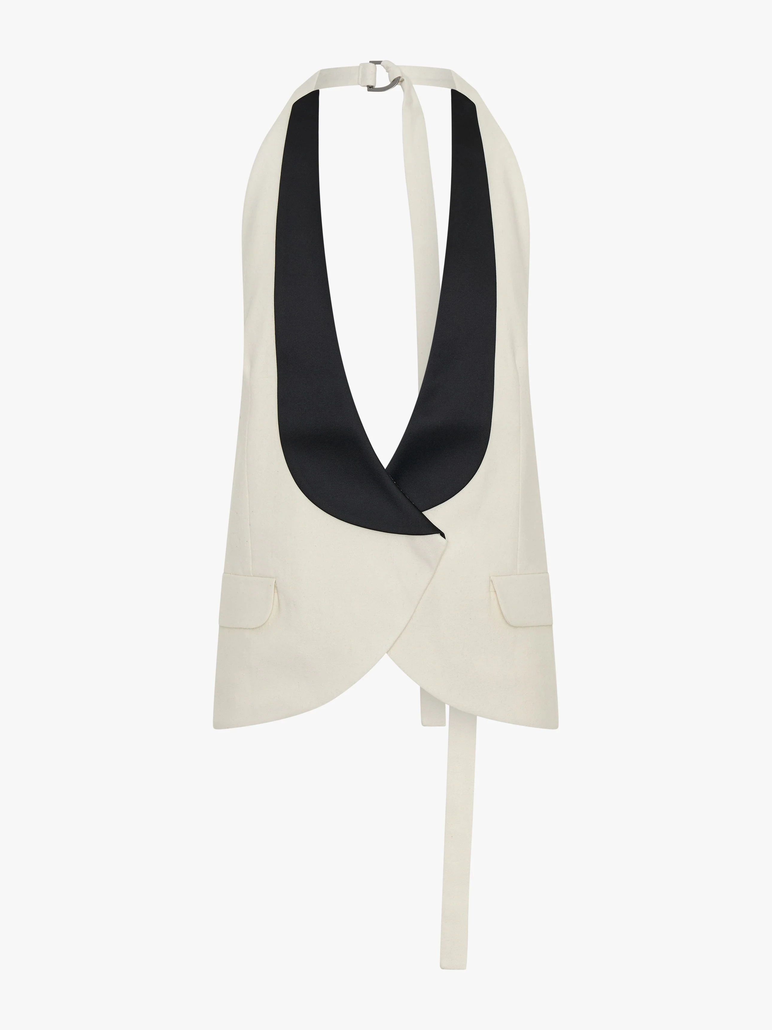 Christopher Esber - Tuxedo Contrast Silk Vest - Image 7