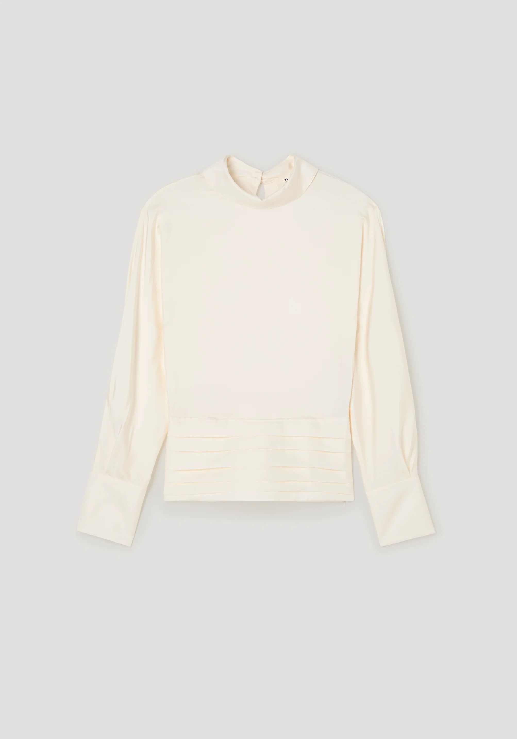 ROHE - Tuxedo silk top | cream - Image 6