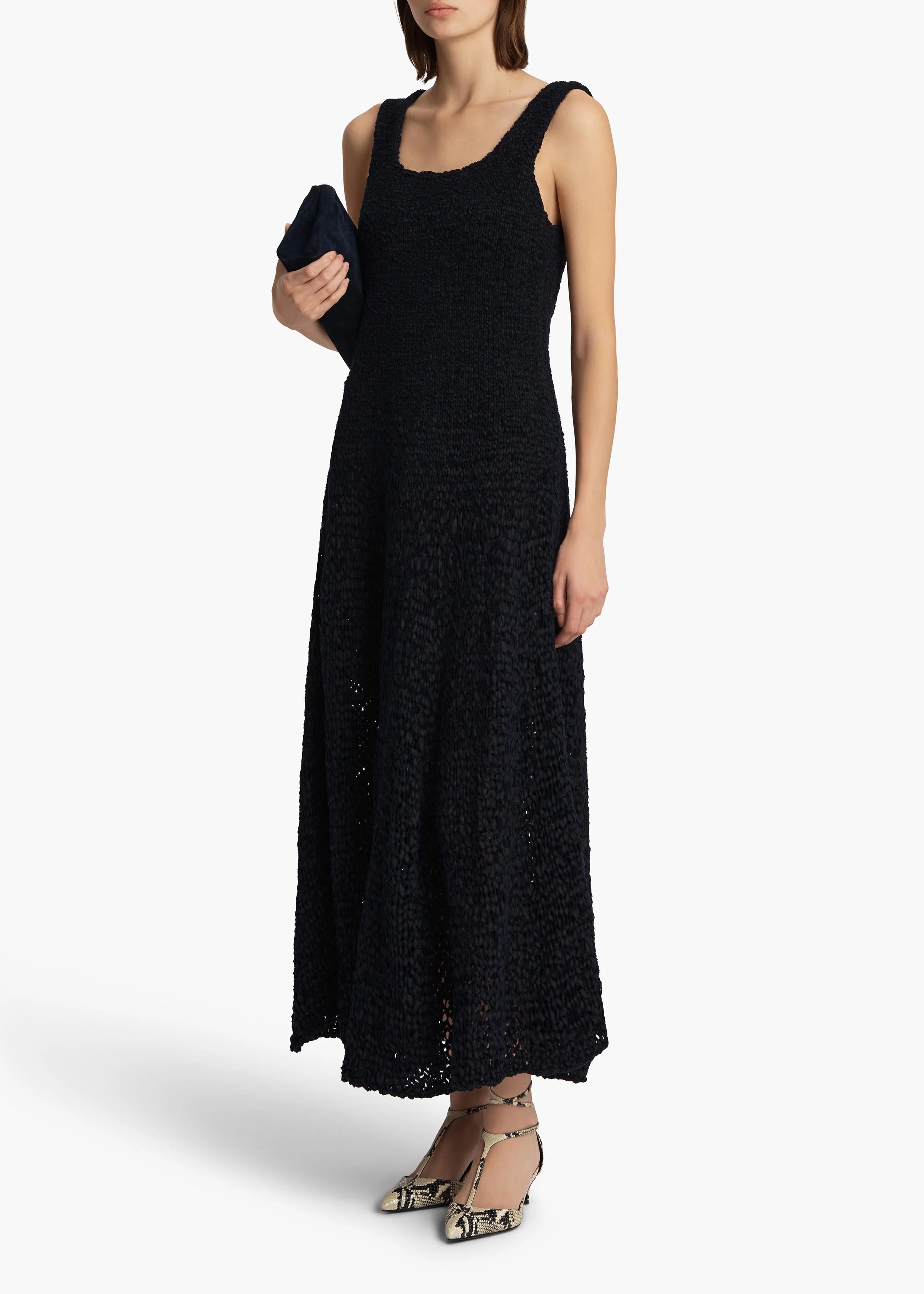 Khaite - Twigs Dress in Midnight - Image 2