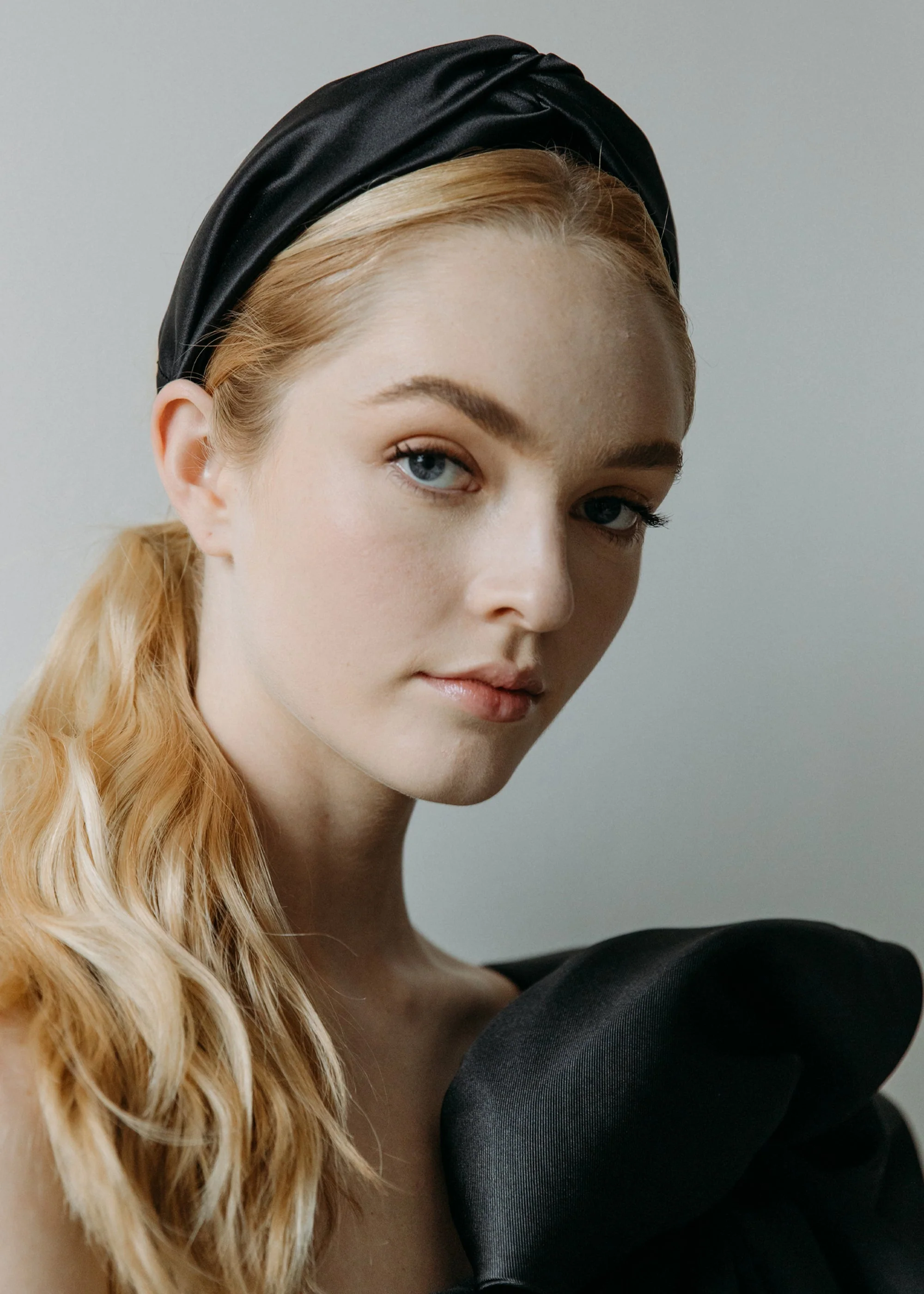 Jennifer Behr - Twist Headband in Silk Satin - Image 2