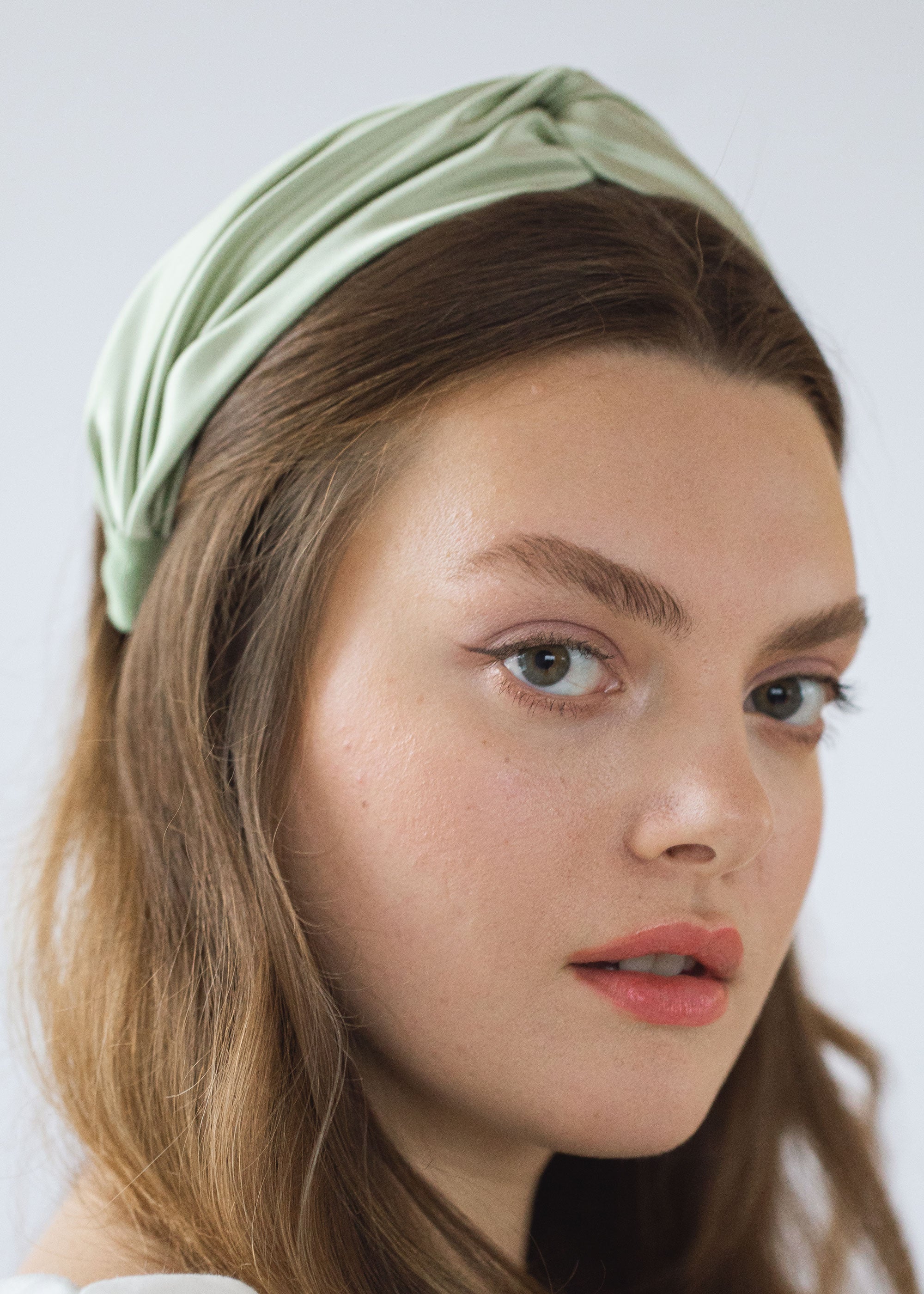 Jennifer Behr - Twist Headband in Silk Satin - Image 2