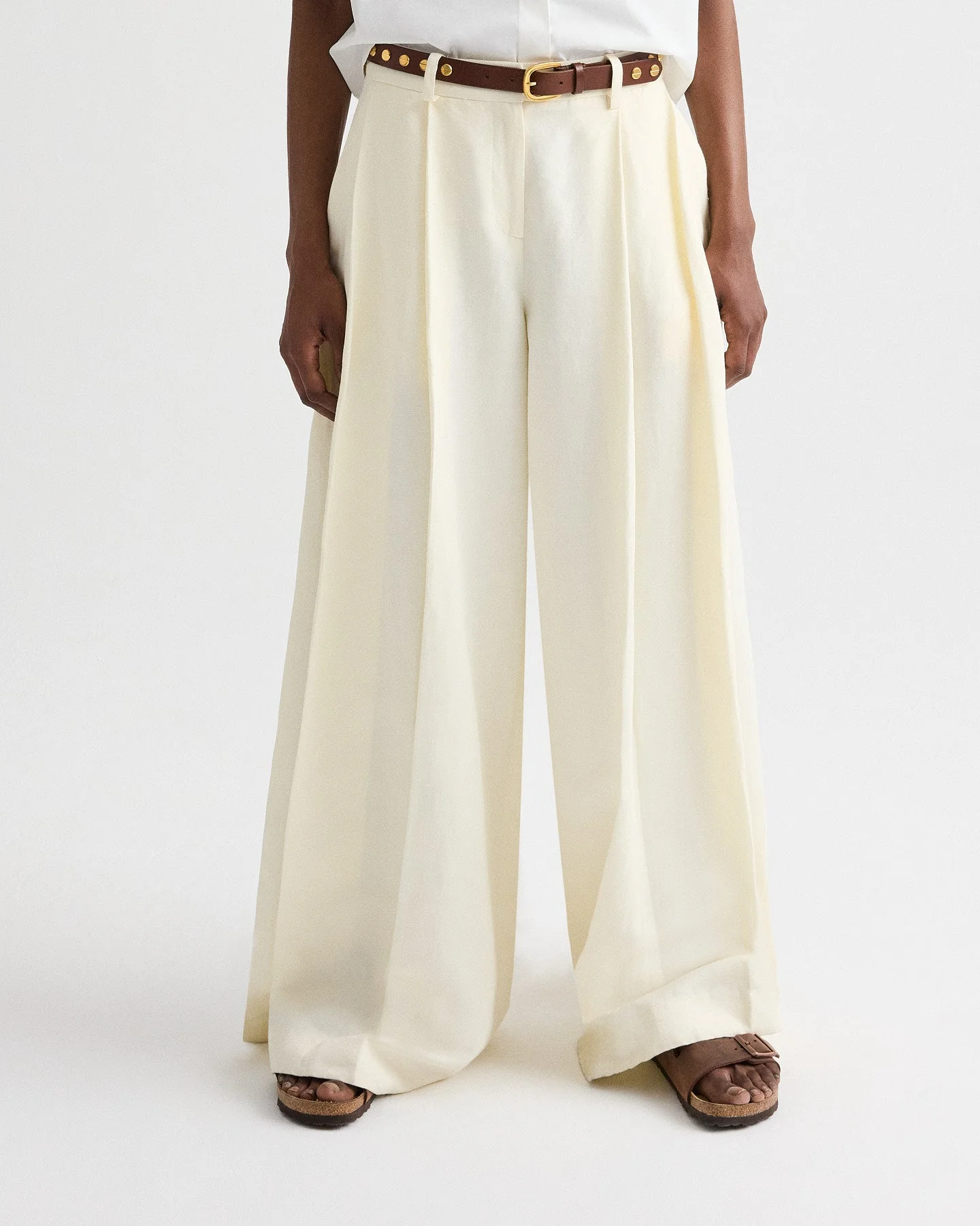 TWP - Crosby St. Pant in Cotton Linen Suiting - Image 2