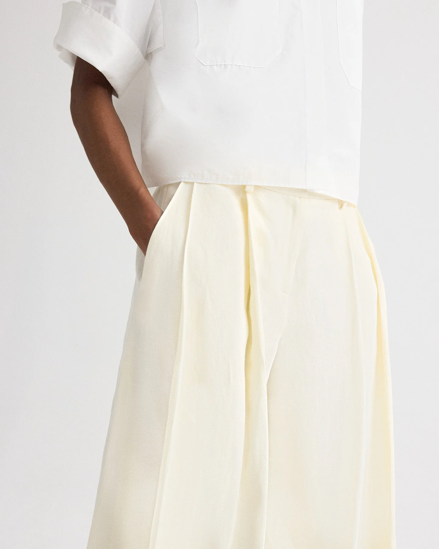 TWP - Crosby St. Pant in Cotton Linen Suiting - Image 3