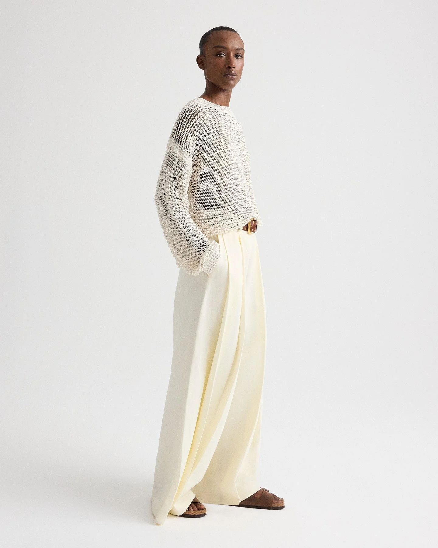TWP - Crosby St. Pant in Cotton Linen Suiting - Image 4