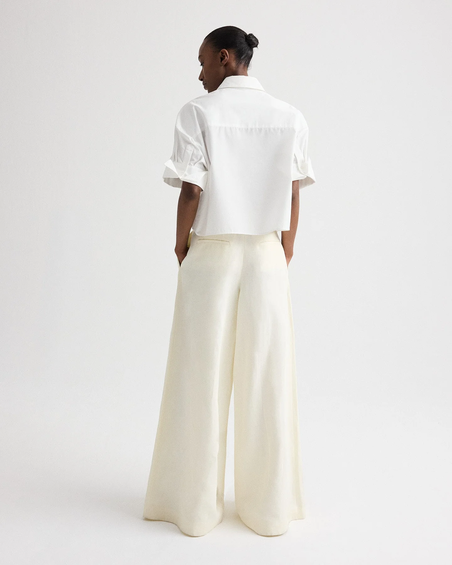 TWP - Crosby St. Pant in Cotton Linen Suiting - Image 6