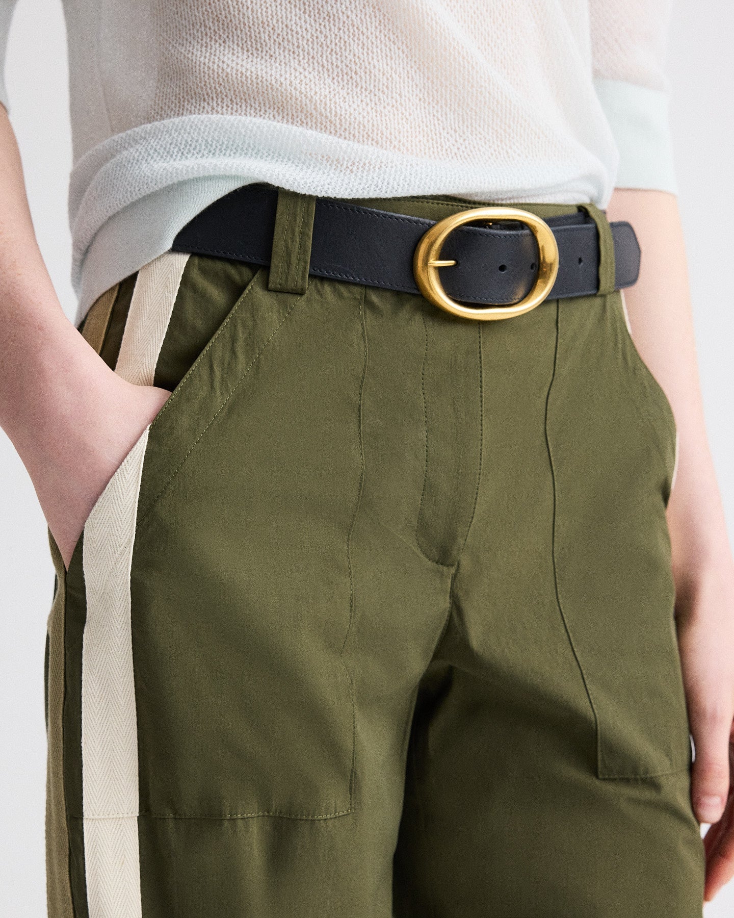 TWP - Isabelle Pant in Vintage Washed Poplin - Image 2