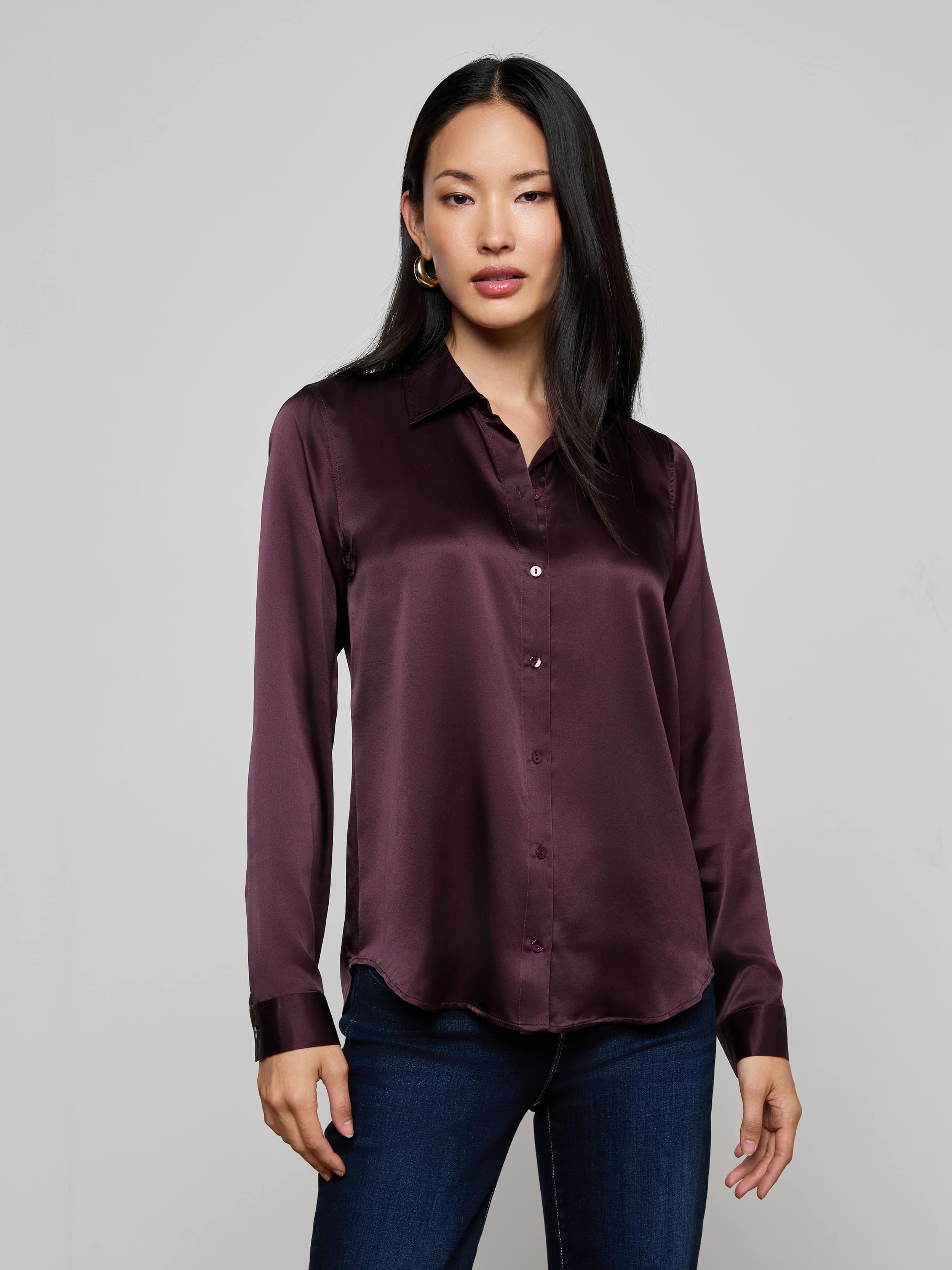 L'AGENCE - Tyler Silk Blouse