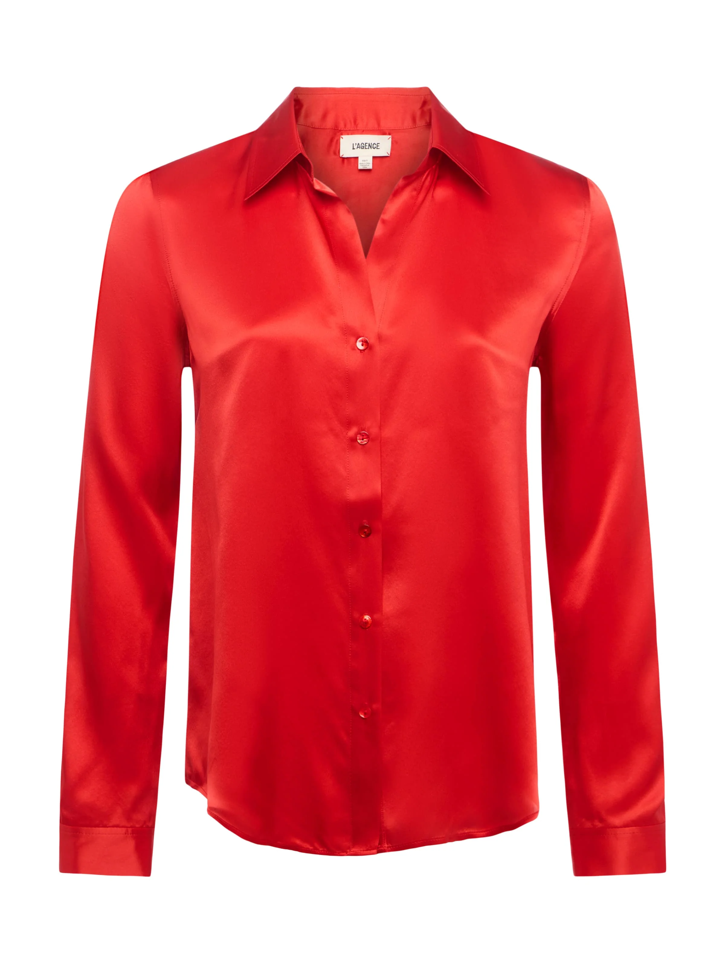 L'AGENCE - Tyler Silk Blouse - Image 7