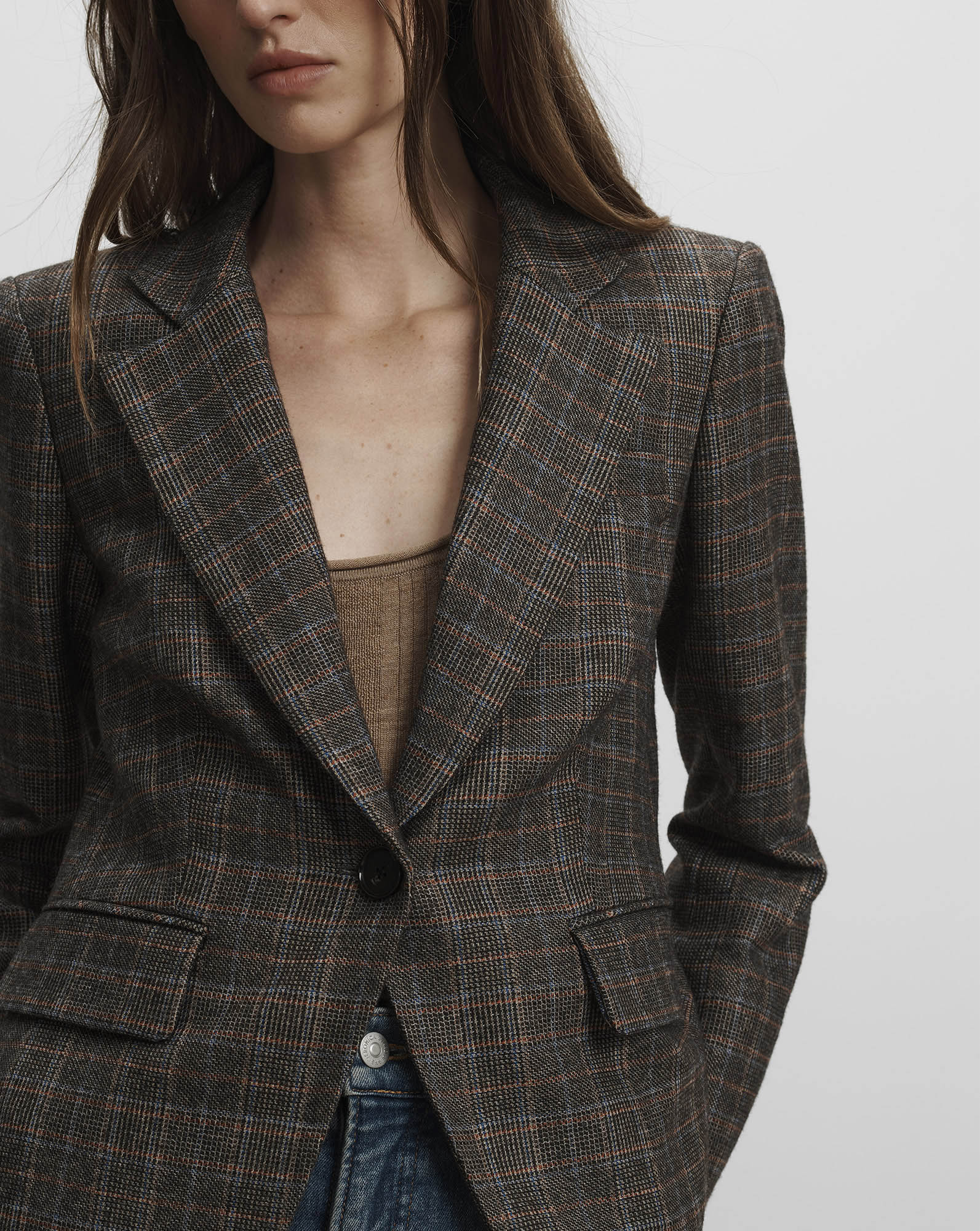 Veronica Beard - Tyra Plaid Dickey Jacket - Image 6
